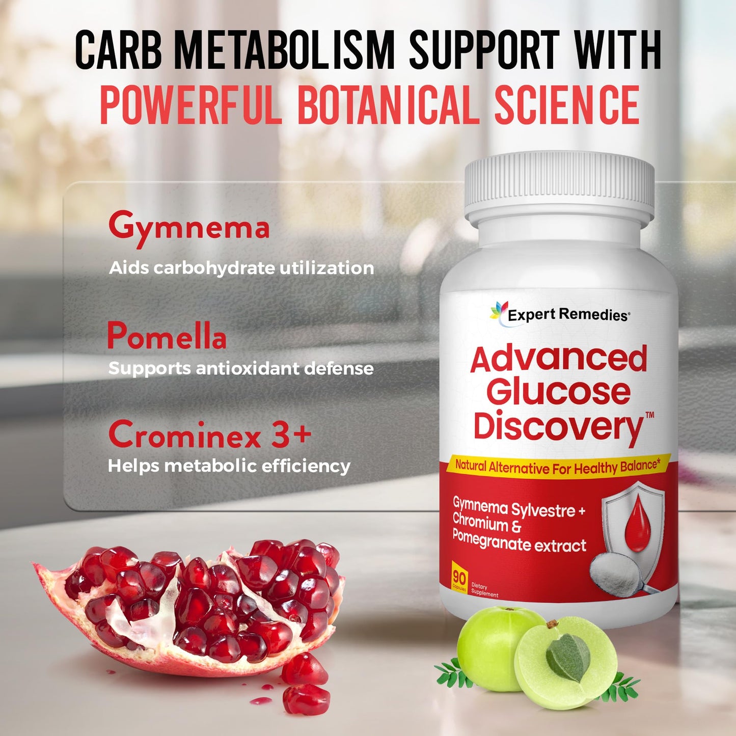 Expert Remedies Advanced Glucose Discovery for Sugar Watchers 90 Capsules