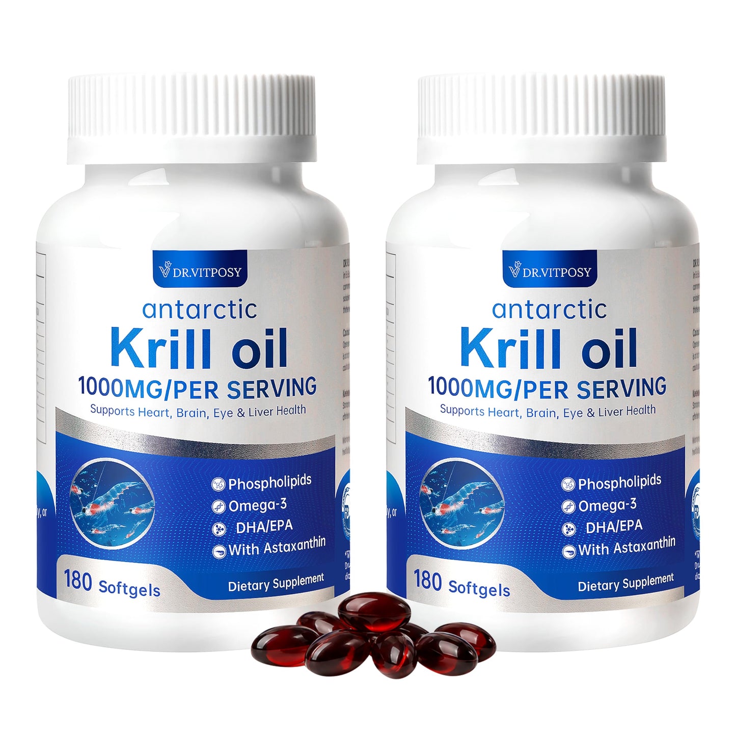 DR.VITPOSY Antarctic Krill Oil Softgels 360