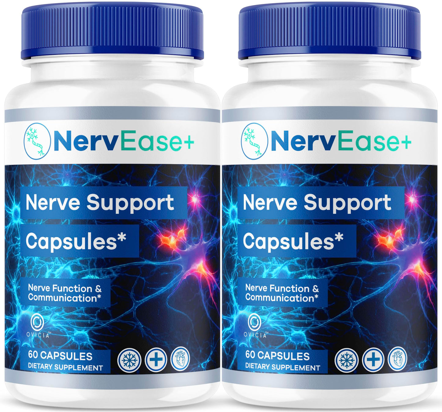 OVICIA NervEase Support Capsules, 120 Capsules