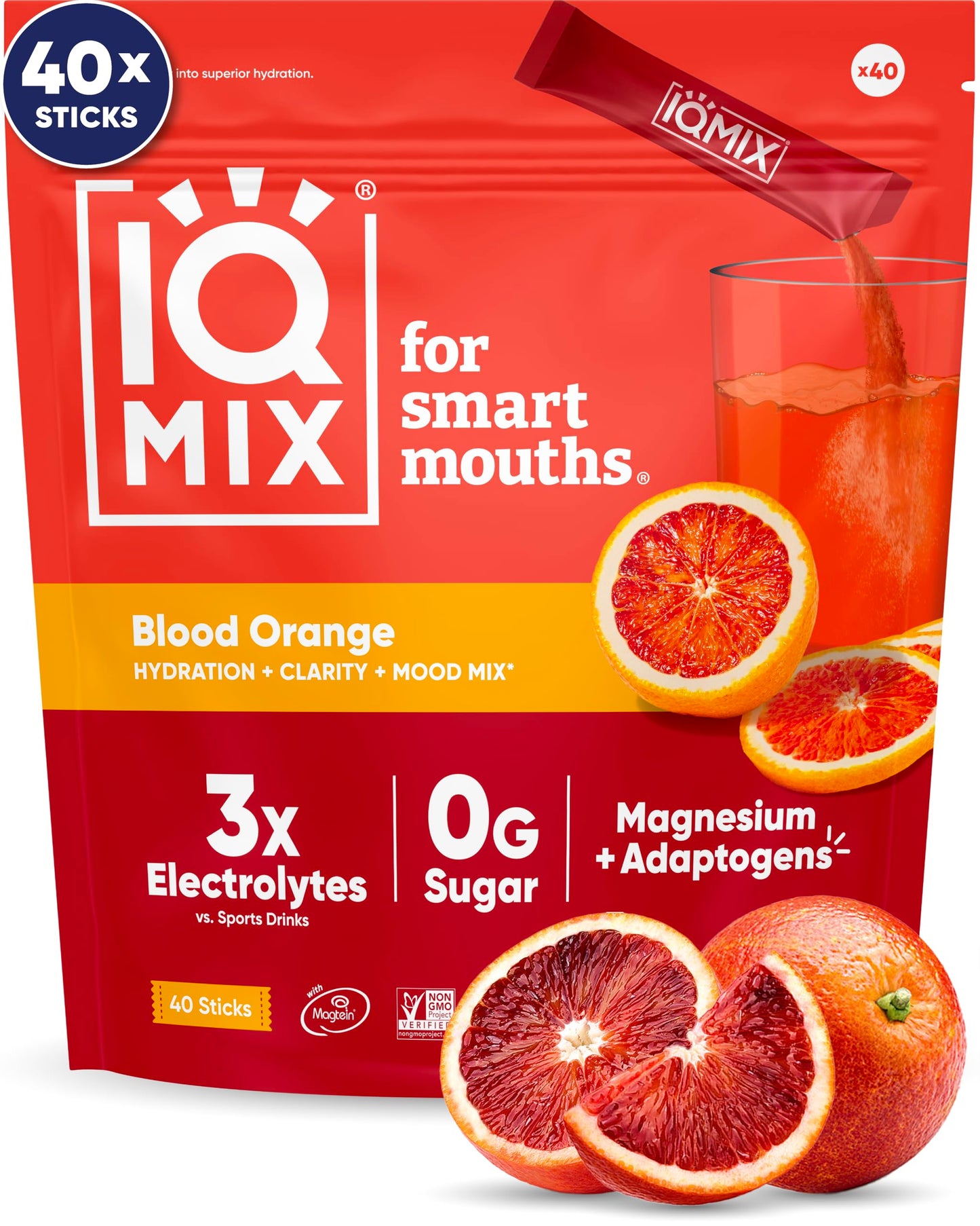 IQBAR IQMIX Hydration Electrolytes Capsules, 40 Count