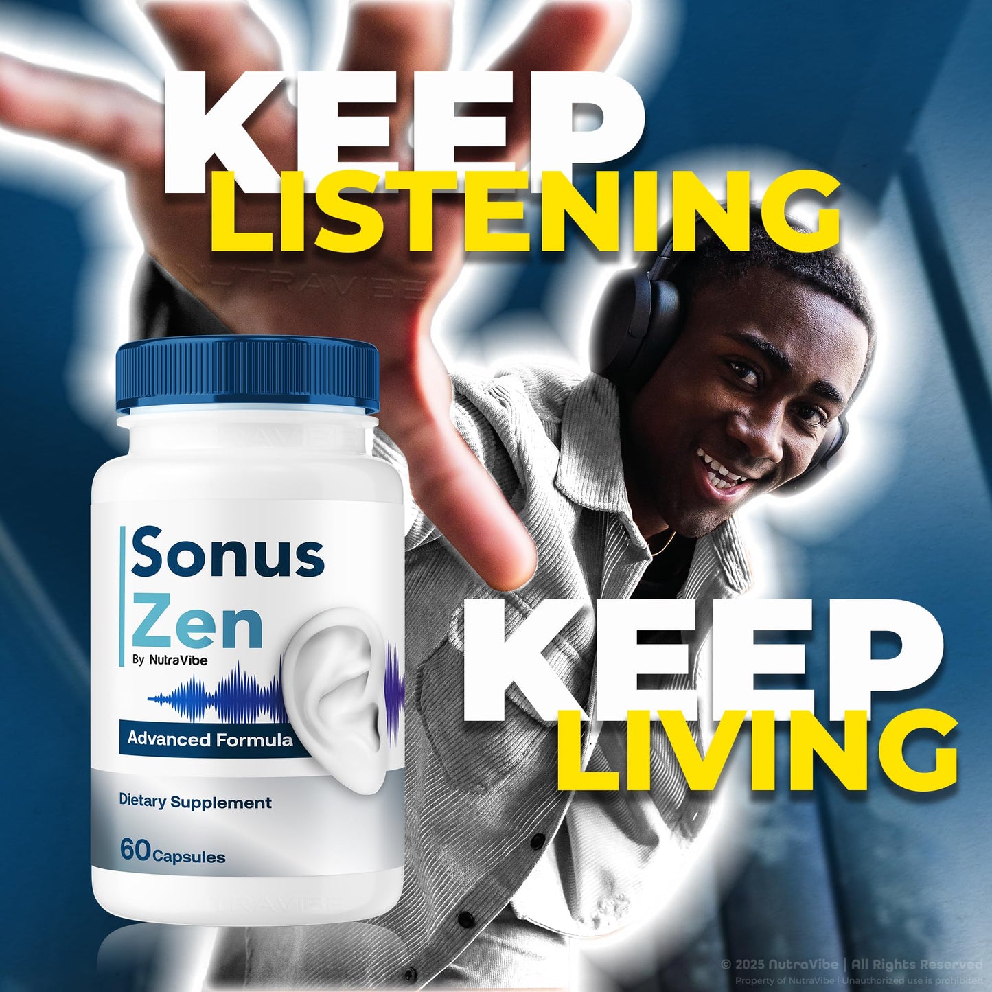NutraVibe SonusZen Hearing Support Formula Capsule 120 Capsules