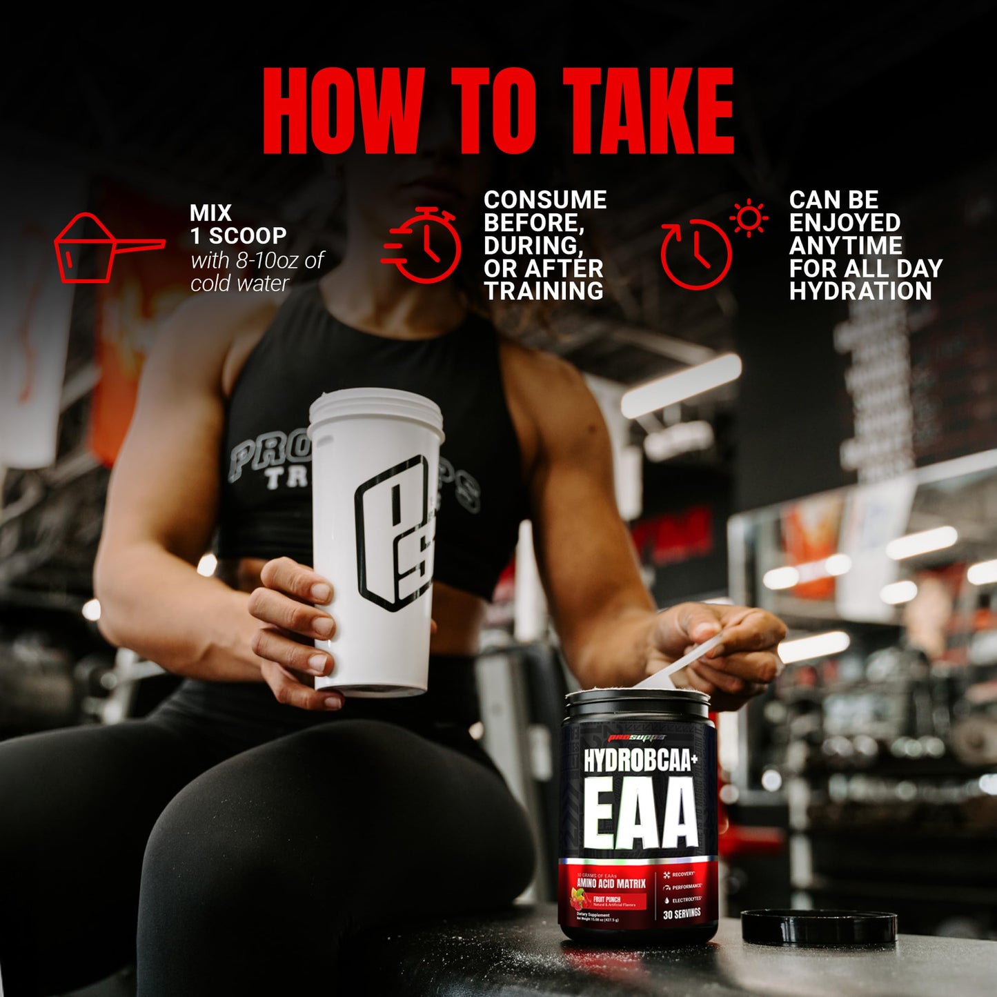ProSupps HydroBCAA Essential Amino Acids Powder, 14.6 Ounce
