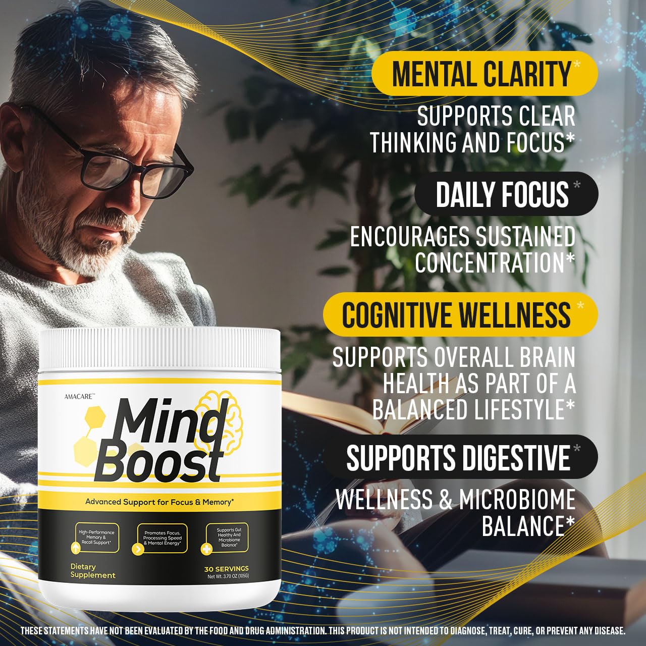 AMACARE MindBoost Powder 6 Ounce
