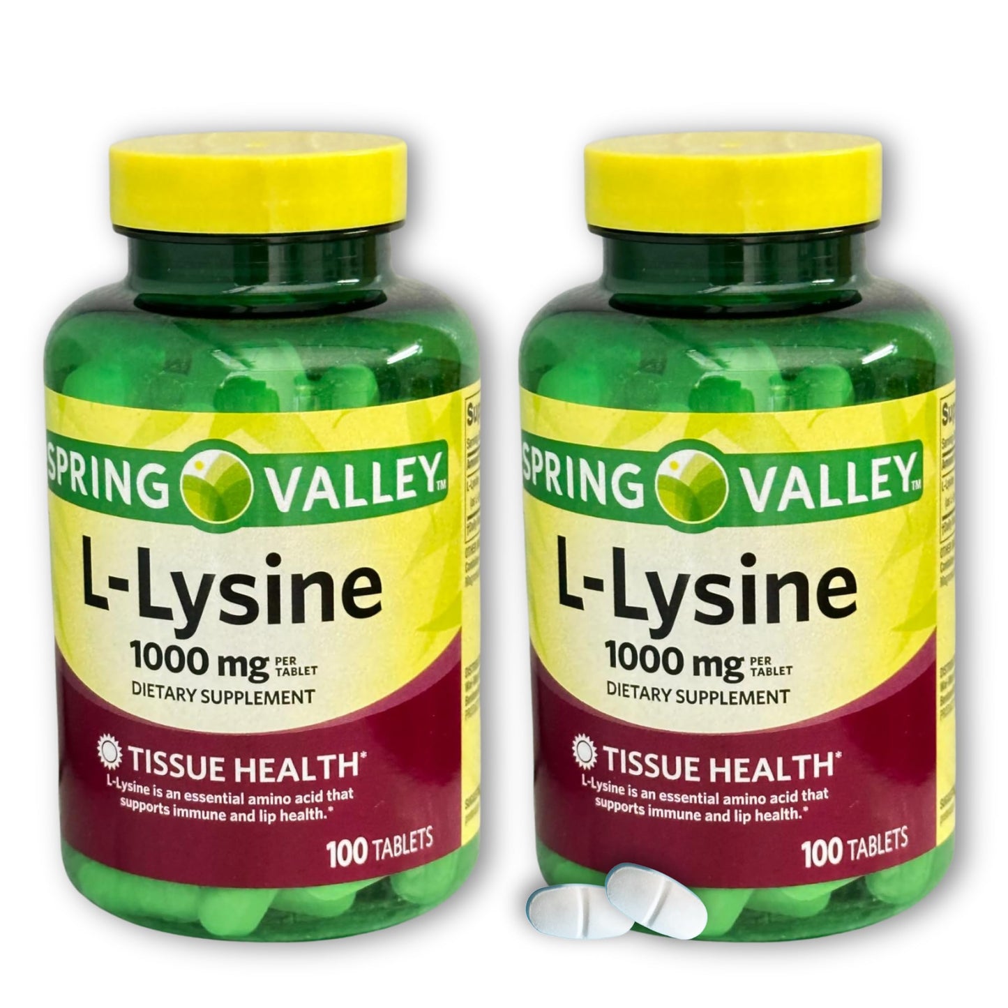FUSION SHOP STORE L-Lysine 1000mg Tablets, 100
