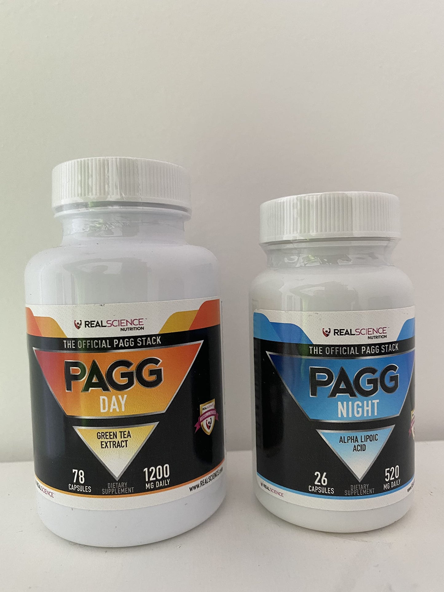 The Official Pagg Stack 4 Hour Body by Tim Ferris Fat Burning and Muscle Building Support Green Tea Extract Day Supplements and Alpha Lipoic Acid Night Supplements 104 Capsules