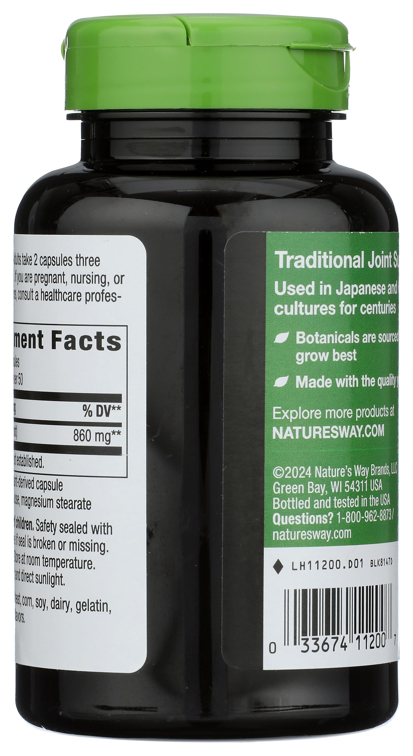 Nature's Way Burdock Root 950 mg per serving Capsules, 100 Count