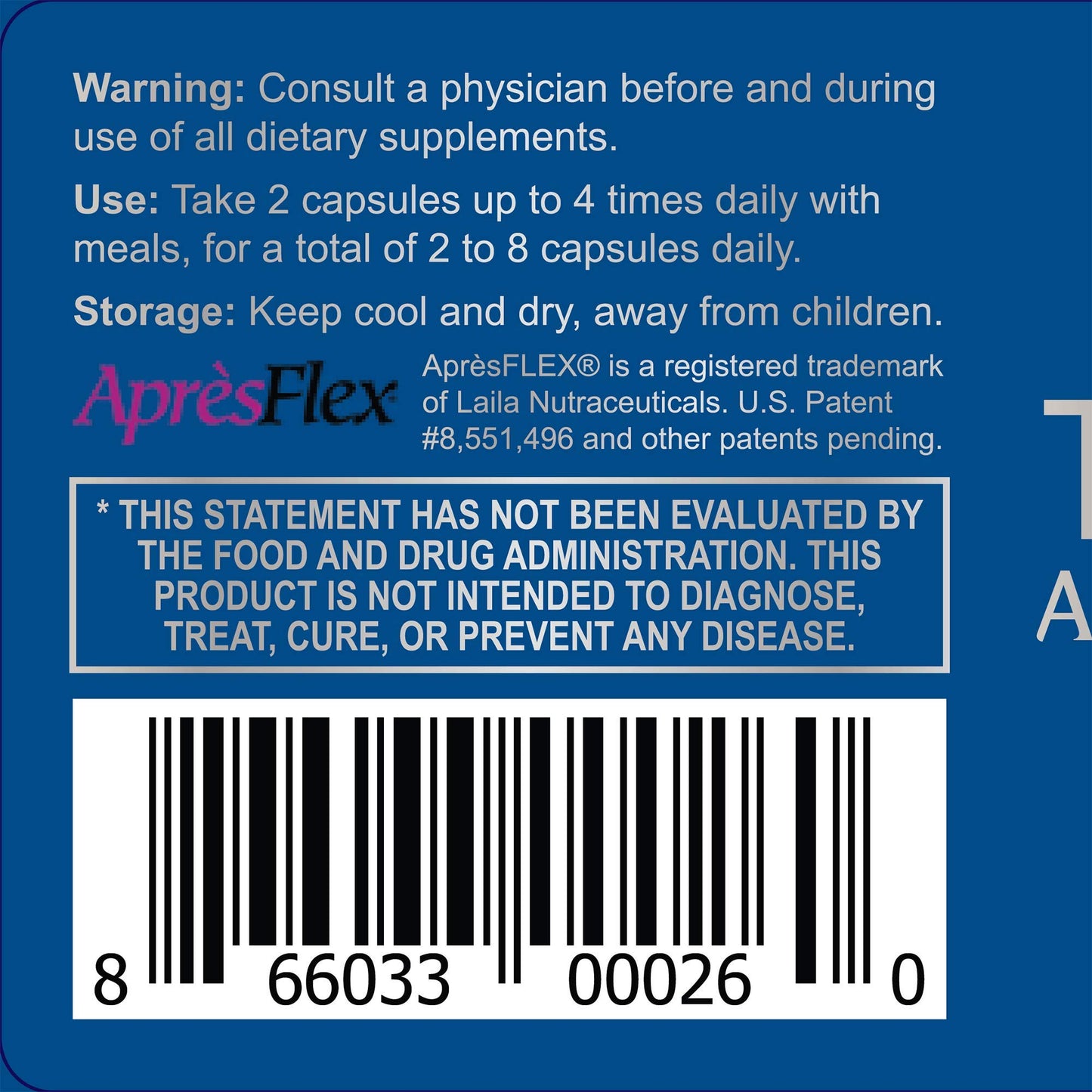 Thrivous Tenacity Arthroprotector – Joint & Bone Support Supplement with ApresFlex Boswellia, Turmeric, Vitamin D3 & K2 – 60 Capsules