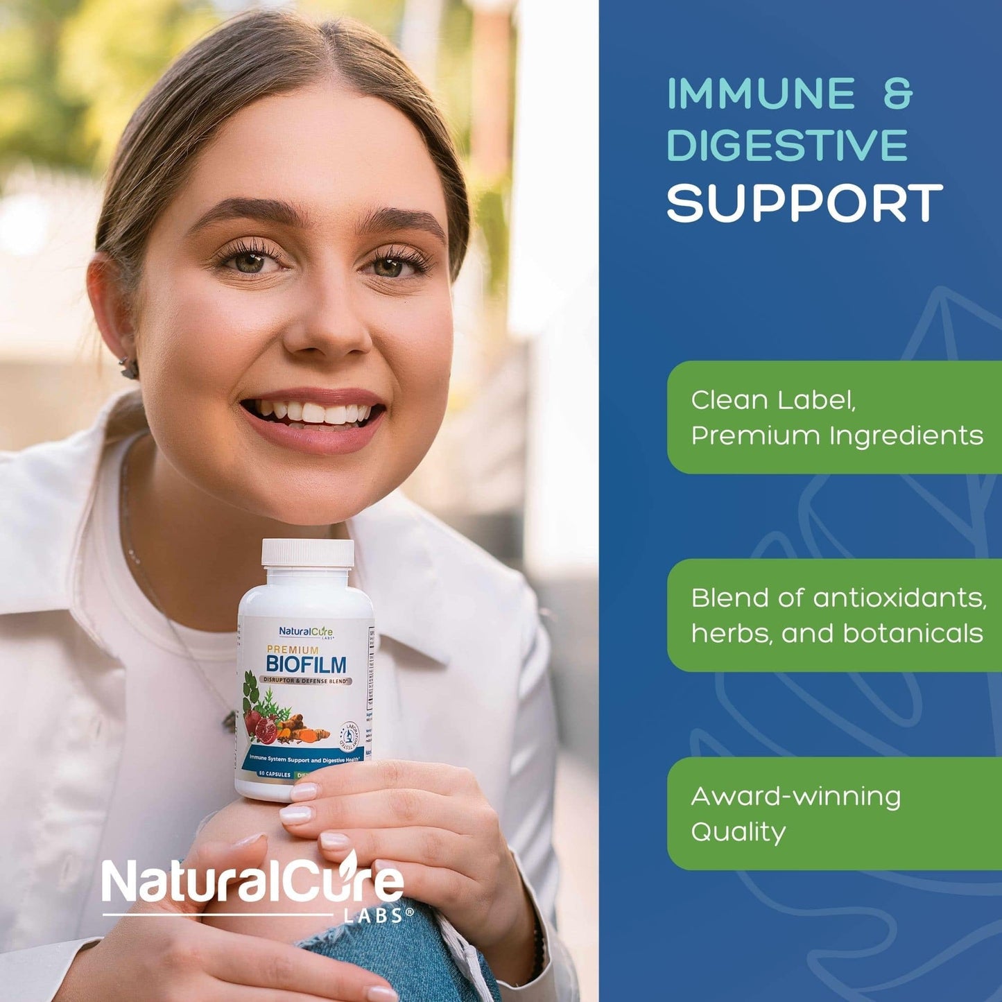 Natural Cure Labs Biofilm Complex Capsules 60 Capsules