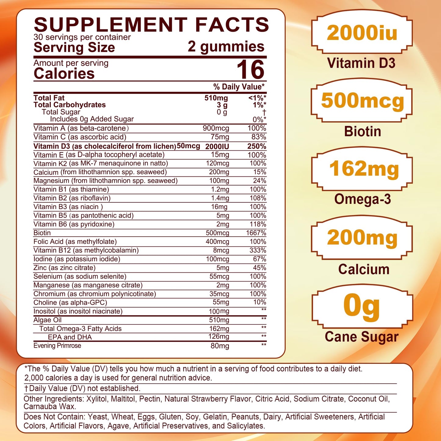 LILICARE Womens Multivitamin Gummy, 60 Gummies