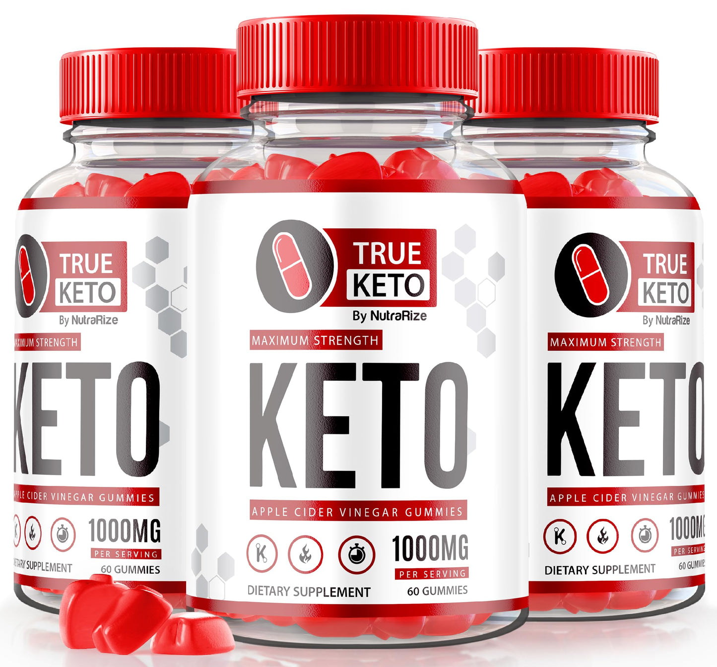 NutraRize True Keto ACV Gummies 180 Gummies
