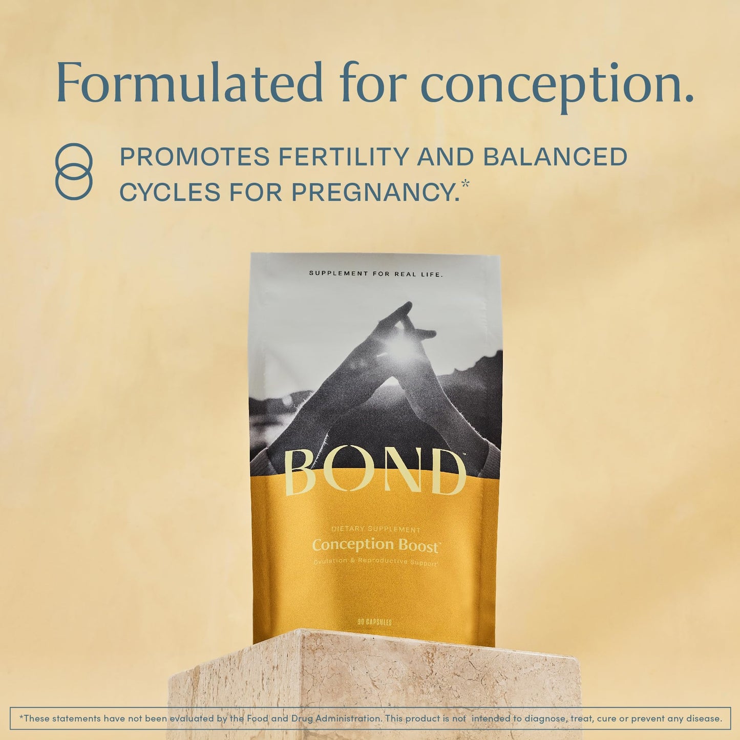 BOND Conception Boost Prenatal Vitamins Capsule 90 Count