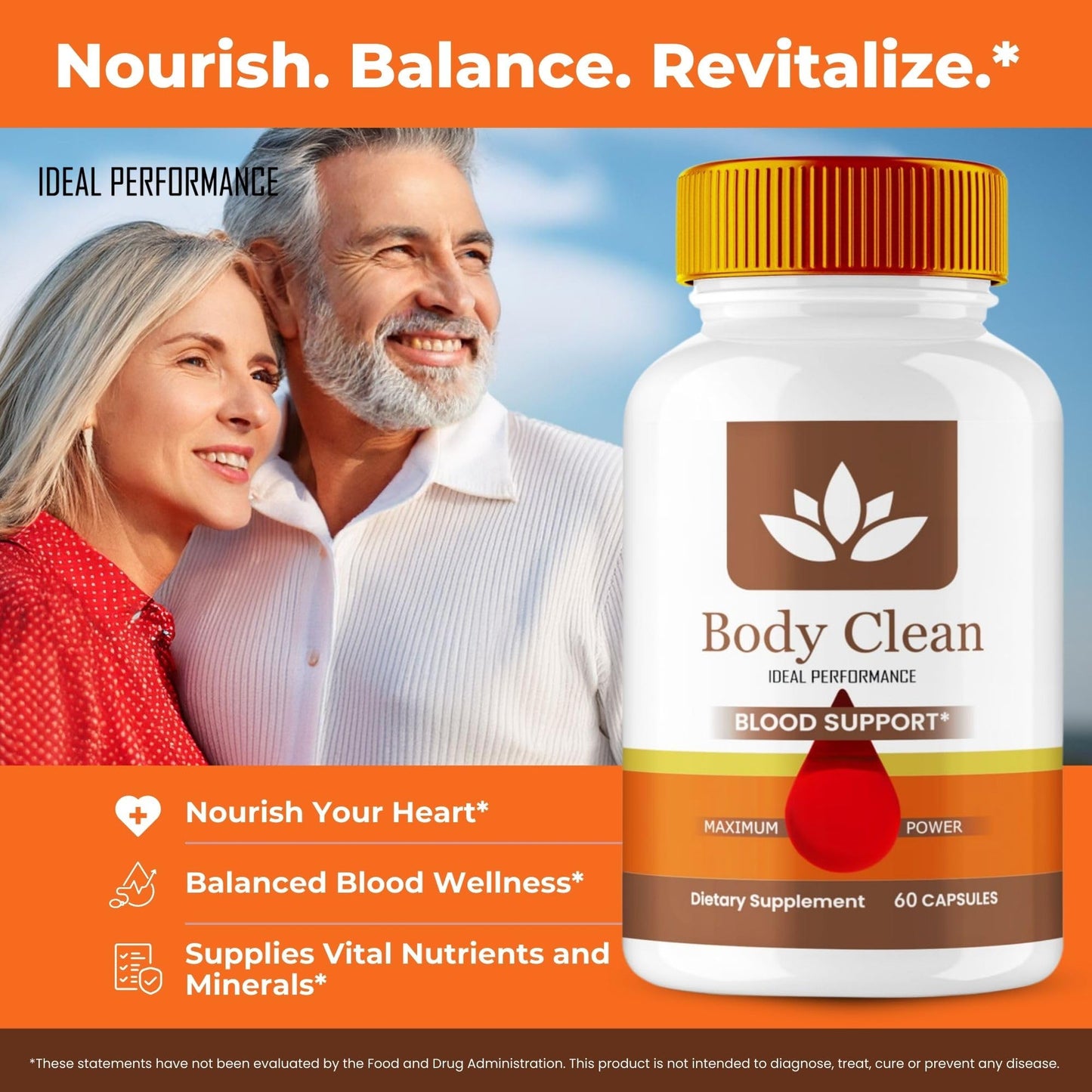 Ideal Performance Body Clean Capsules, 120 Count