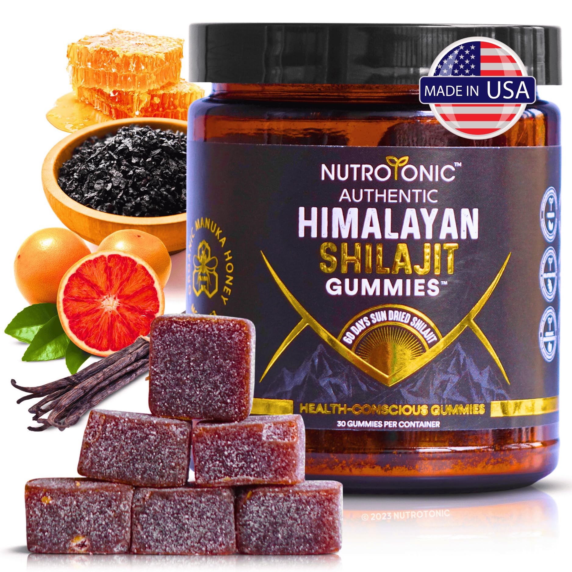 NutroTonic LLC Shilajit Gummies 30