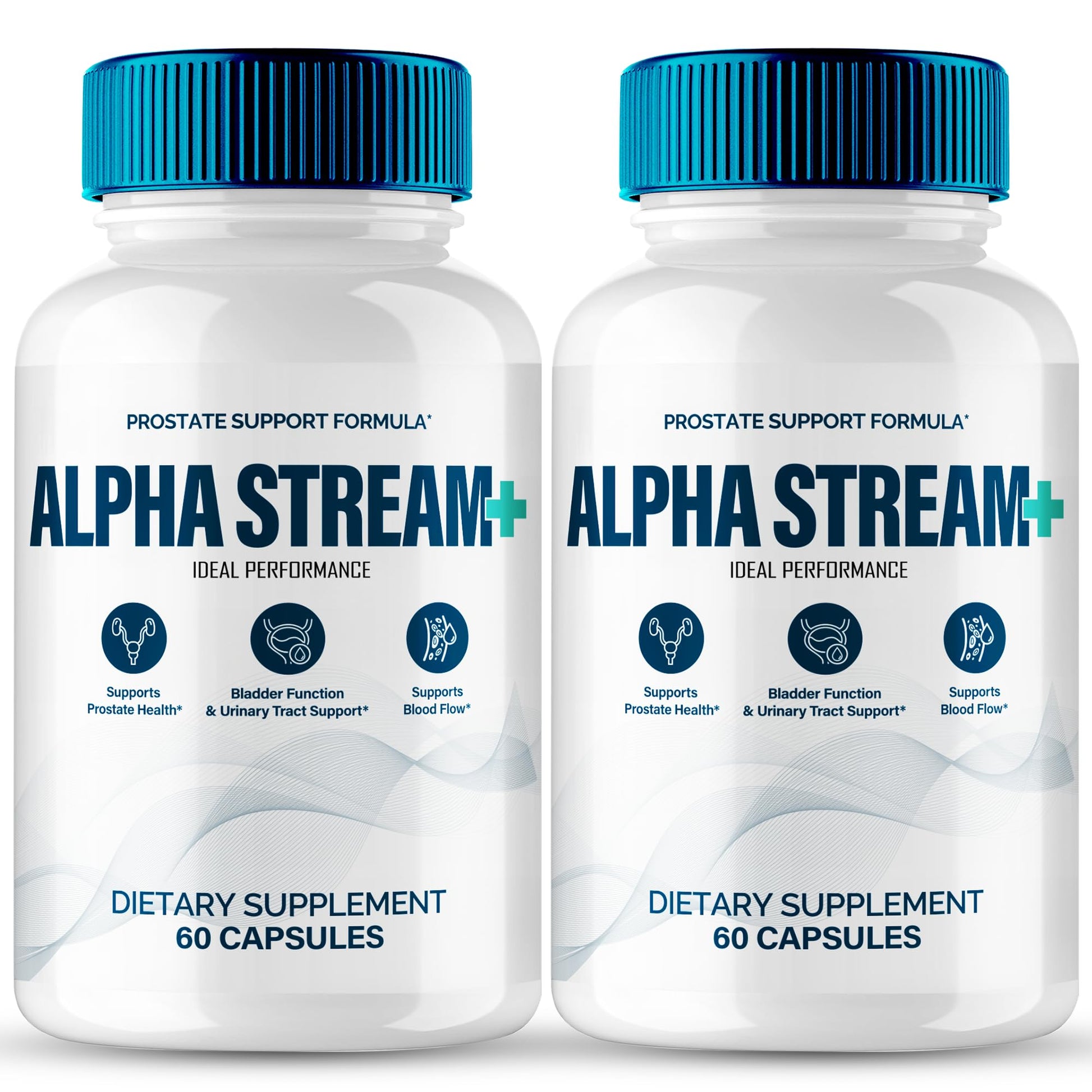 IDEAL PERFORMANCE Alpha Stream Plus Prostate Health Supplements for Men Capsules, 120 Count