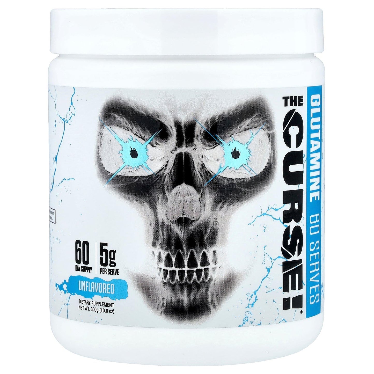 JNX SPORTS The Curse! Glutamine L-Glutamine Powder 5g, 10.6 oz