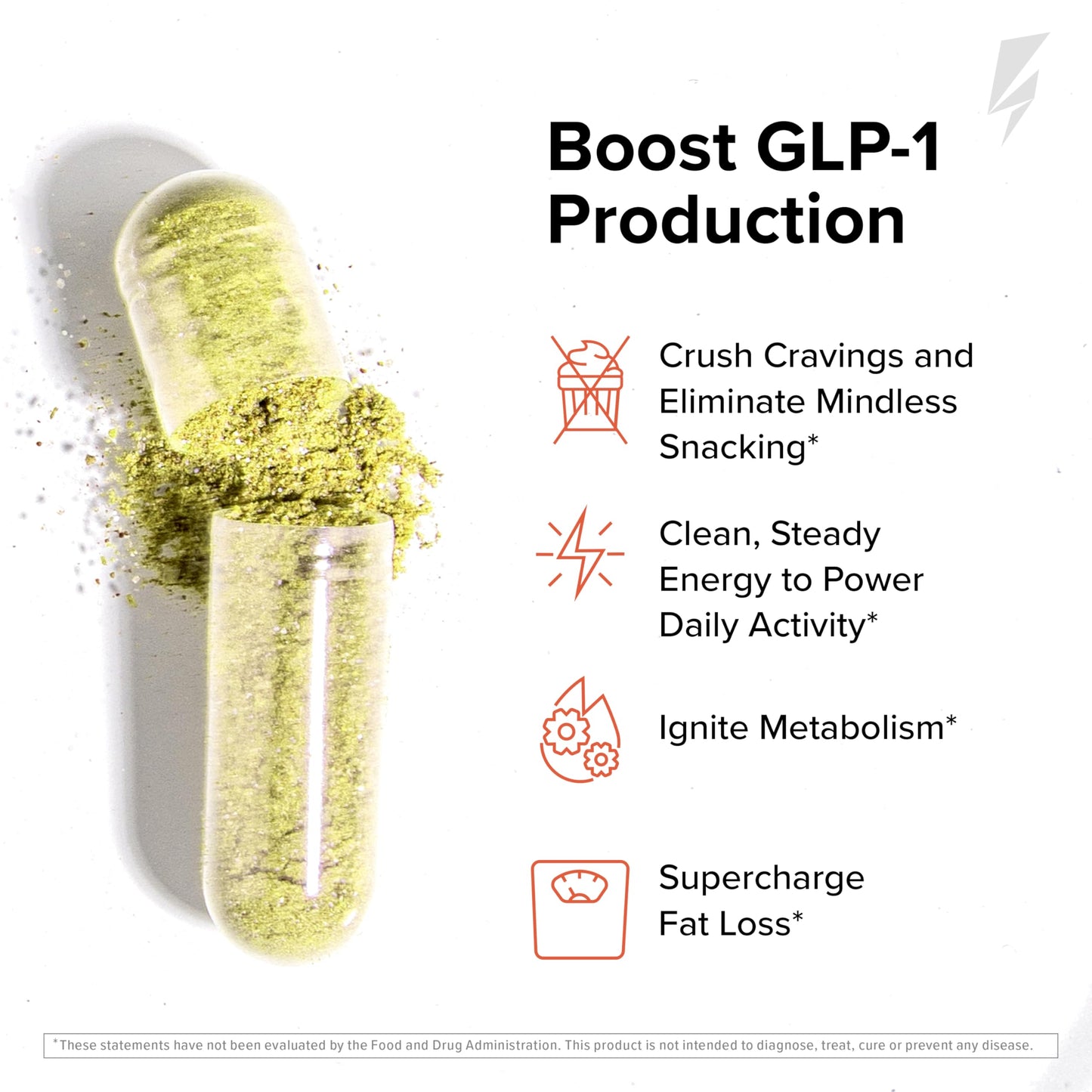 InnoSupps Inno Shred GLP-1 Thermogenic Fat Burner & Appetite Support Capsule 60 Capsules