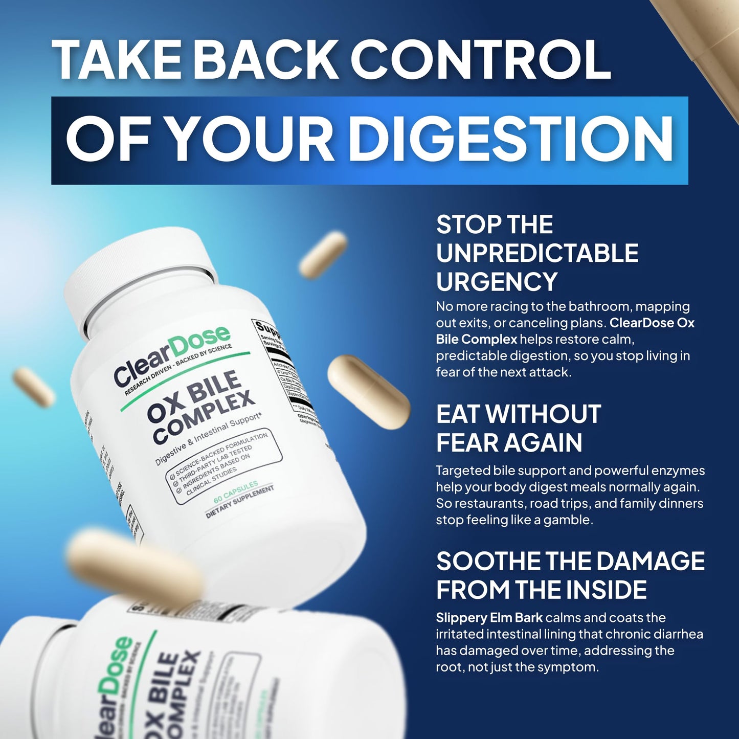 ClearDose Ox Bile Complex Capsule 1 Count