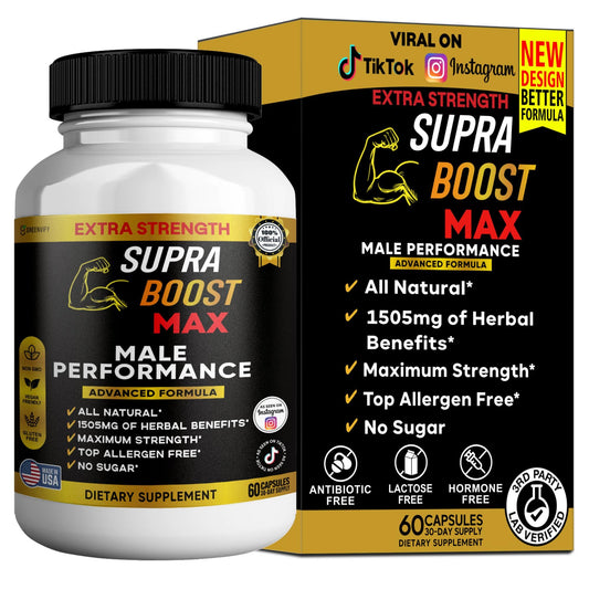GREENVIFY Supra Boost Max Supplement Capsules, 60 Count