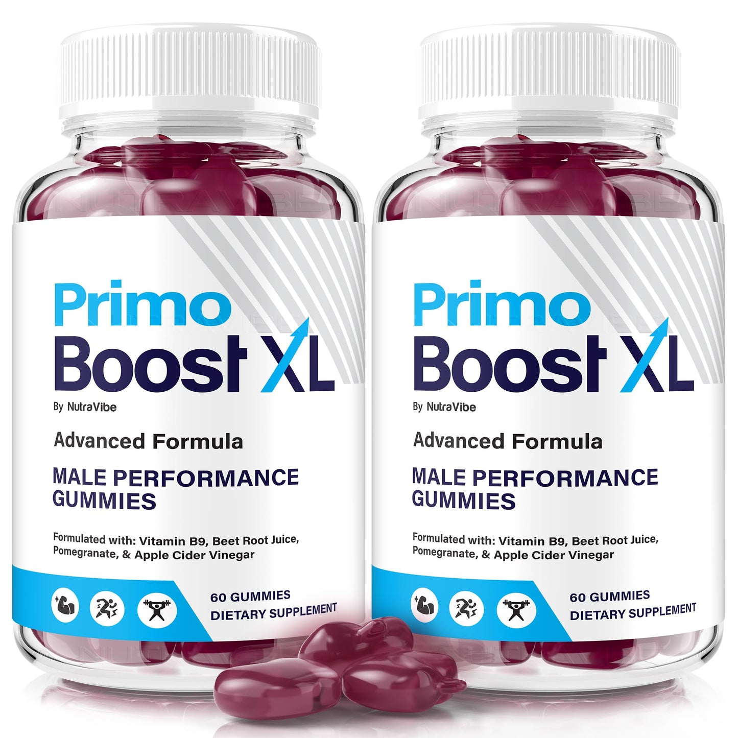 NutraVibe Primo Boost XL Gummies 120 Gummies