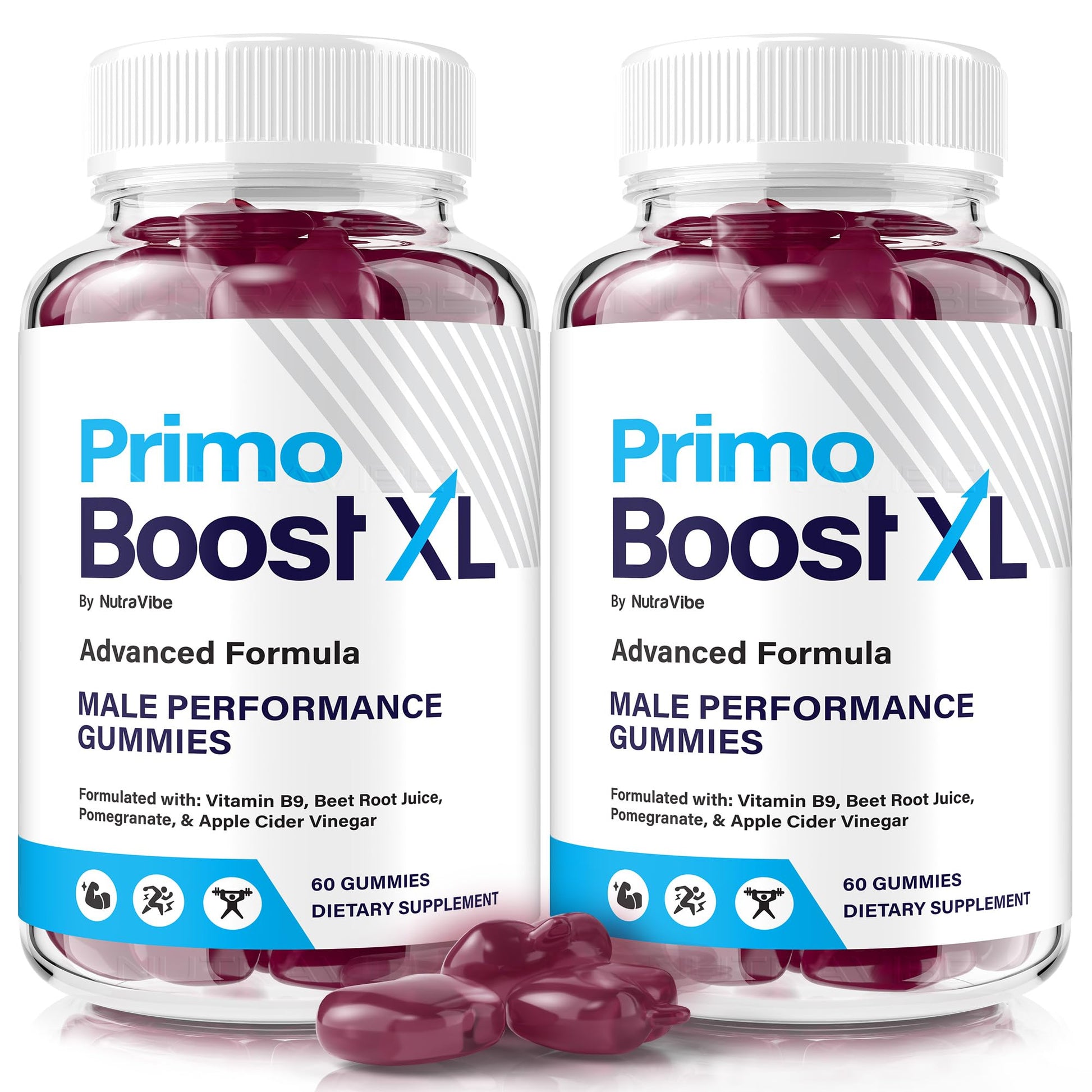 NutraVibe Primo Boost XL Gummies 120 Gummies