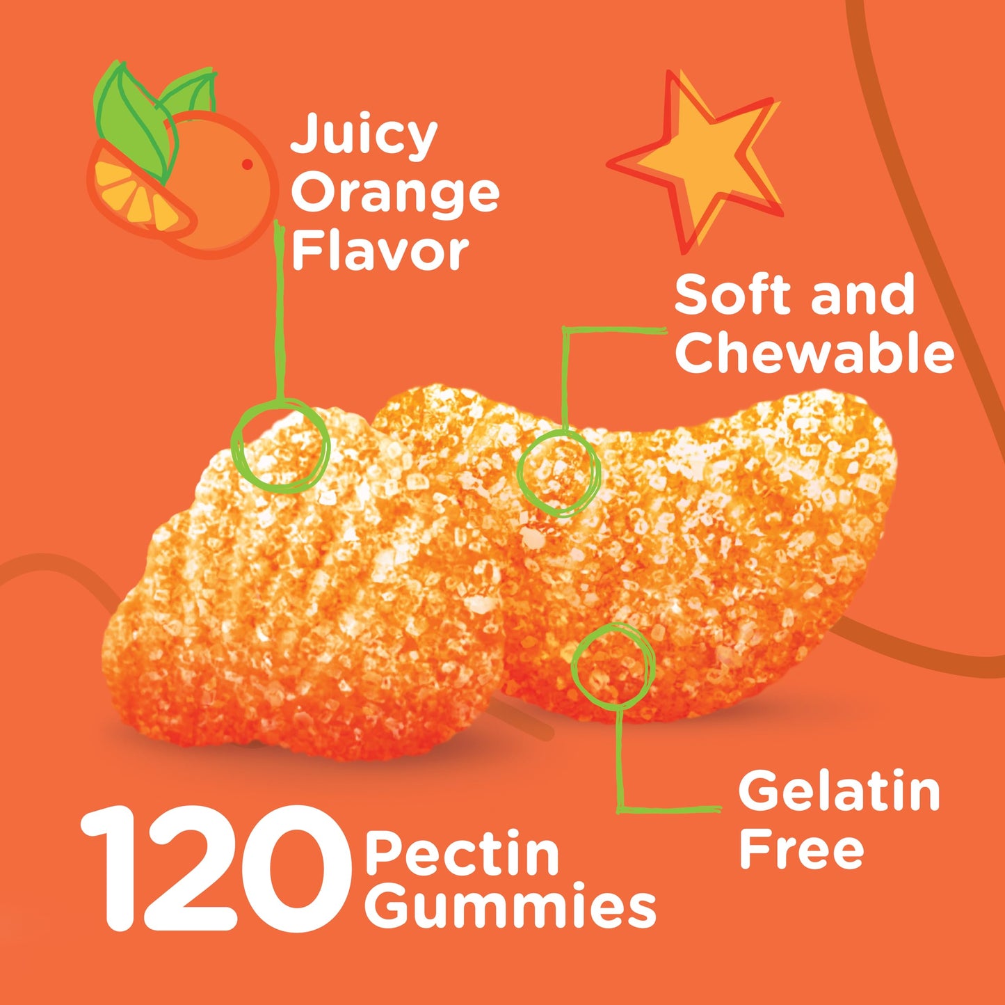 Viteey Kids Vitamin C Gummies 120 Count