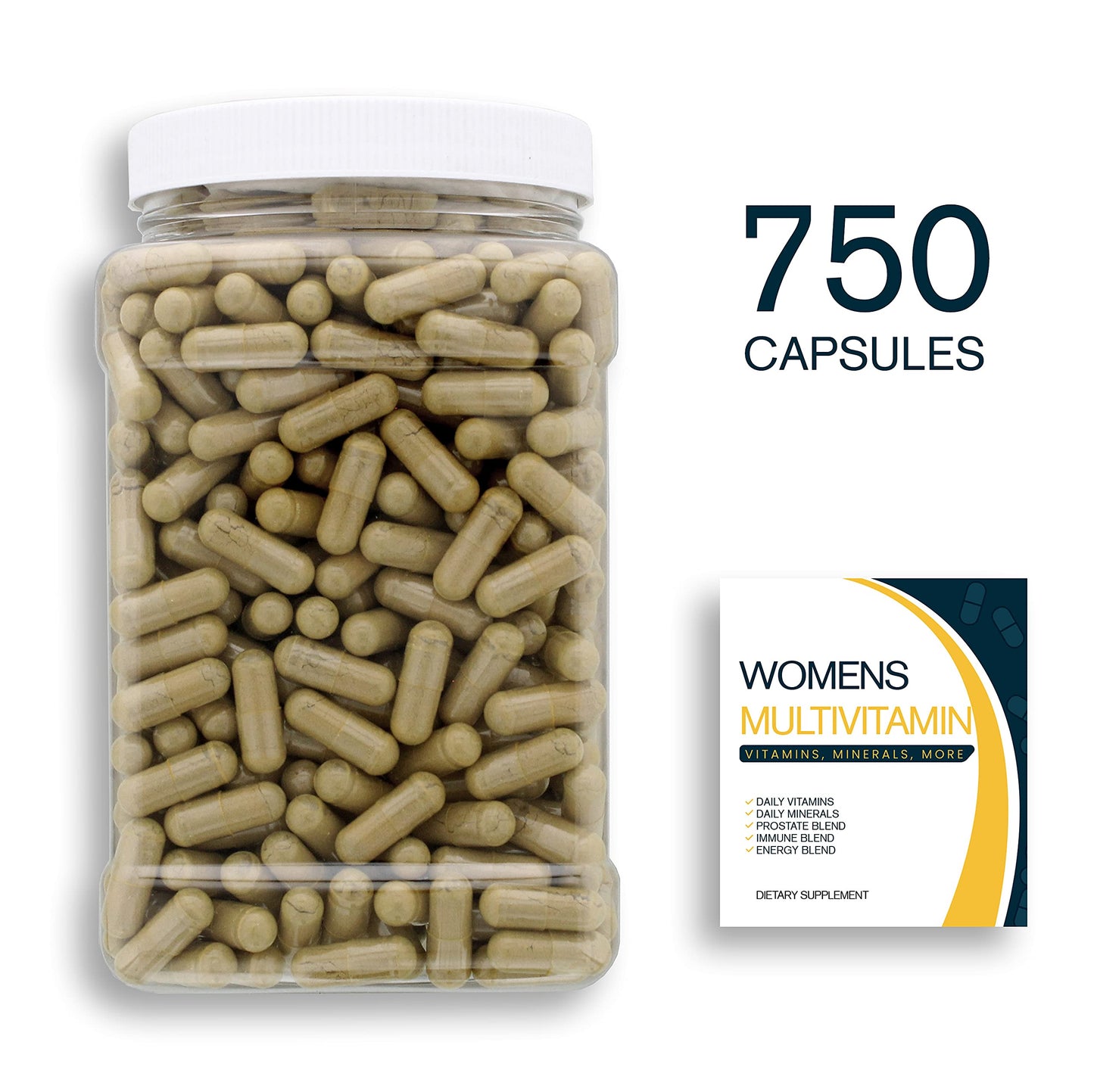 Bulk Buy Multivitamin & Women's Health Blend Capsules, 750 Count