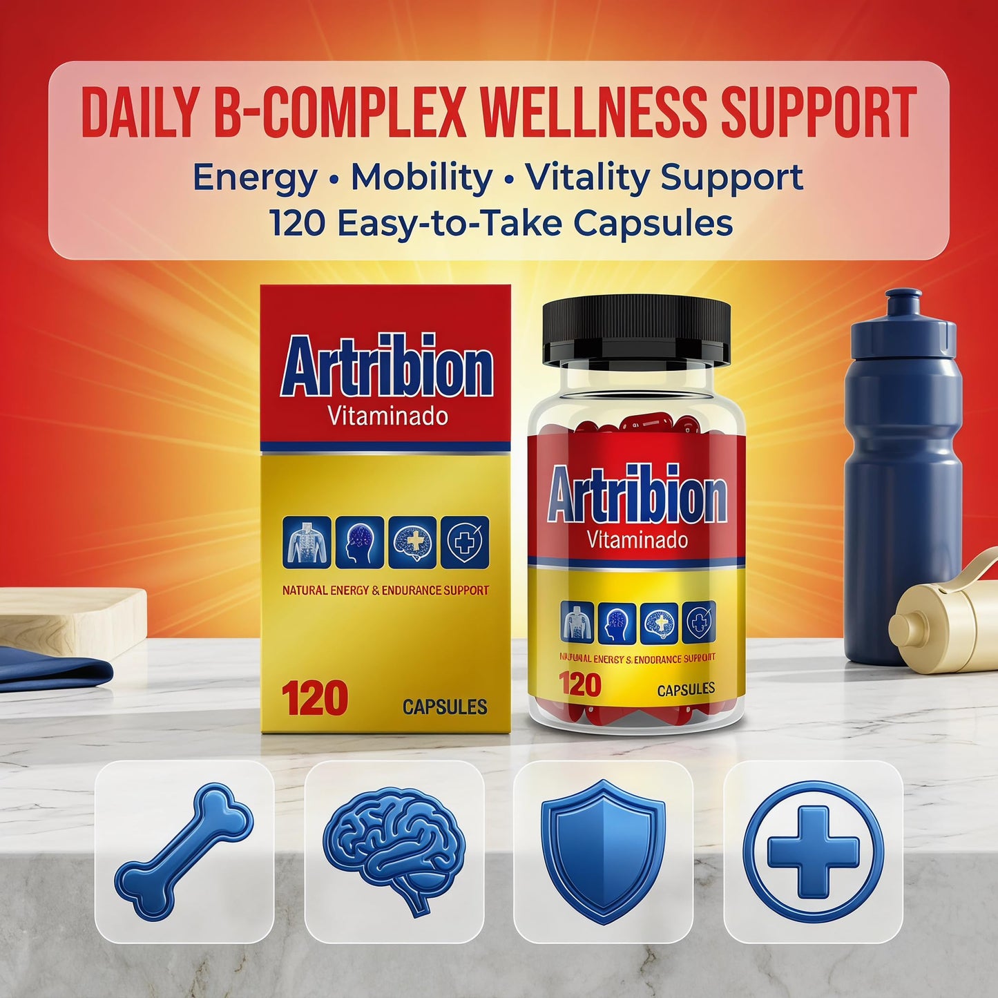 MCArthur Artribion Vitaminado MAX Capsules, 120 Count