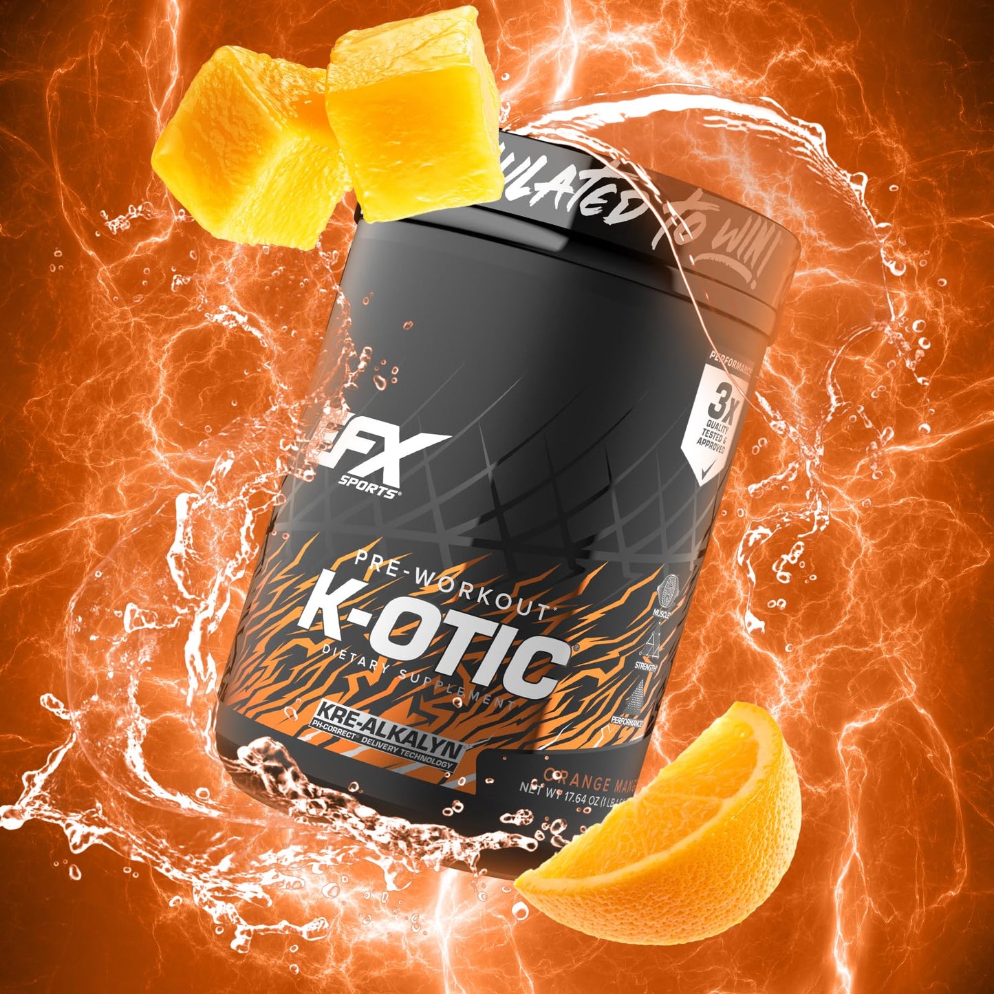 EFX Sports K-OTIC Pre Workout Powder 17.64