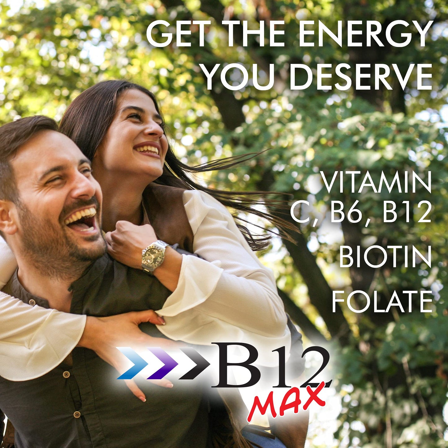 Wellgenix Bio-Available Sublingual B12 Max - Formulated for High Absorption - Nutritional Multivitamin B12, B6, Folate - Fast Dissolve Tablets, 60 Count