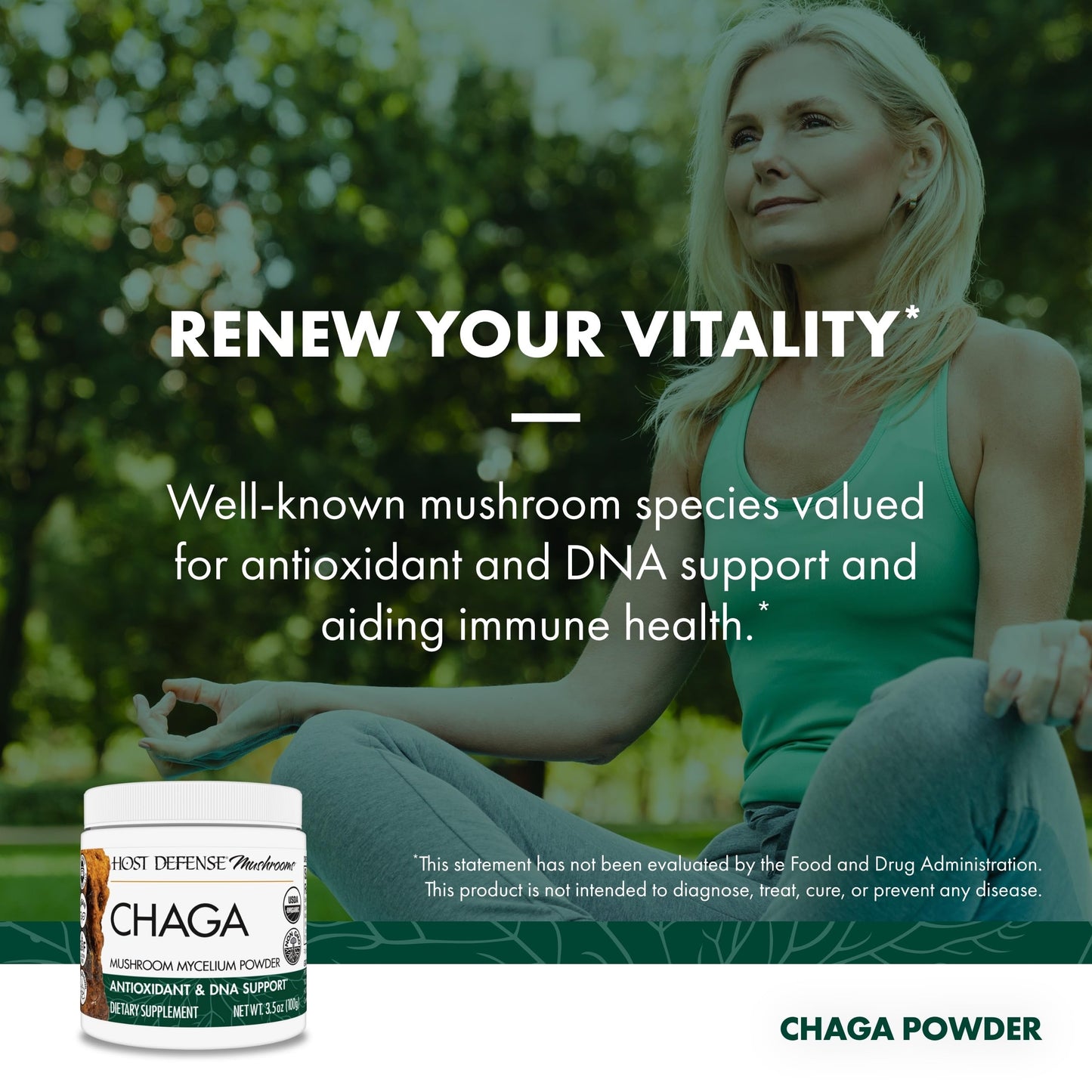 Host Defense Chaga Powder 3.5 oz