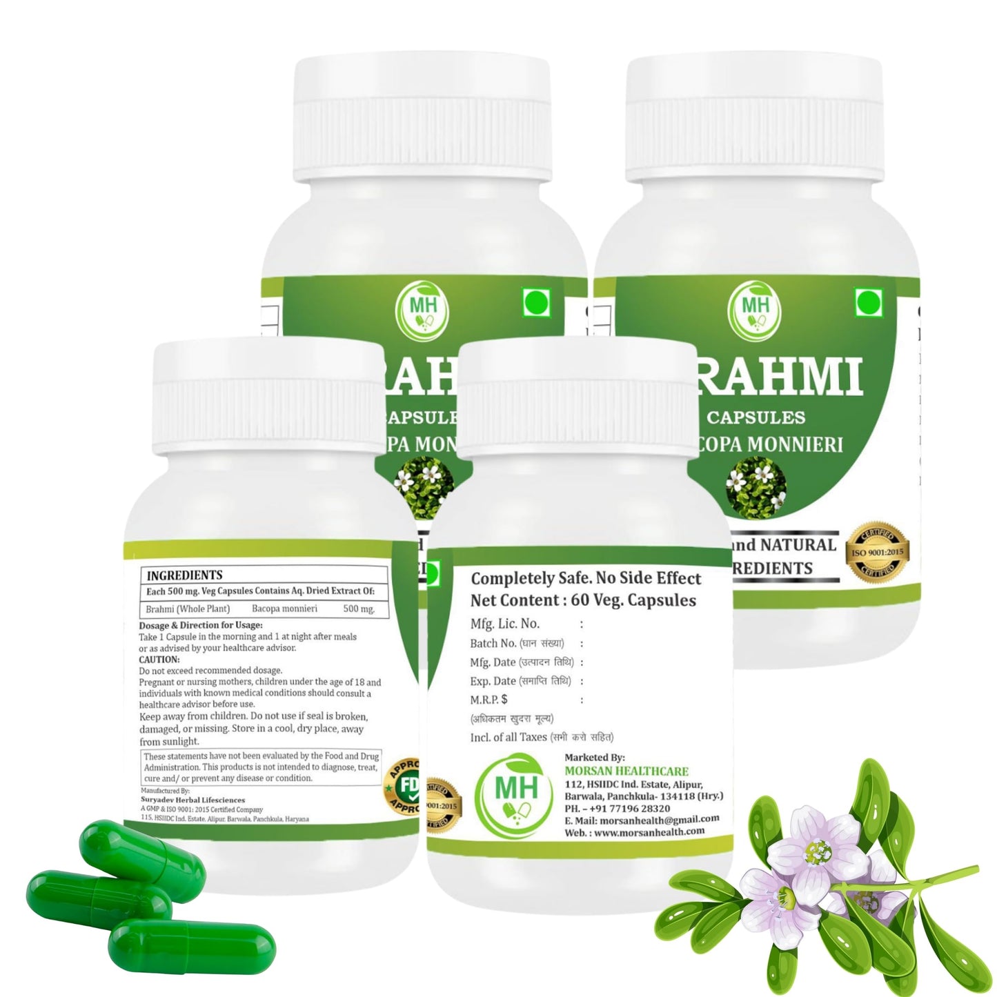 Morsan Healthcare Brahmi Capsules 240