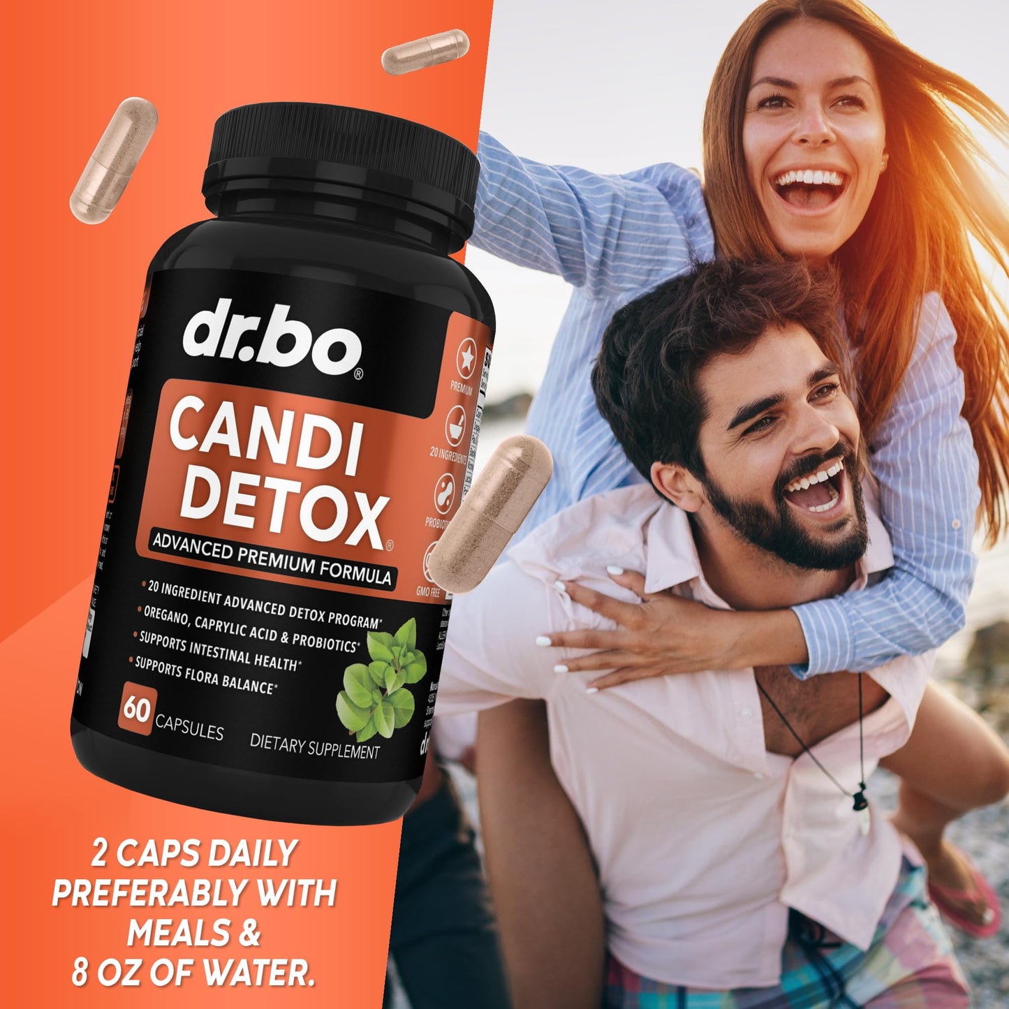 DR. BO Candida Cleanse Detox Capsule 60 Count
