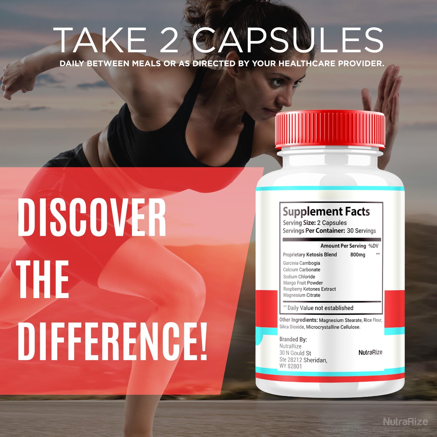 NutraRize Metafix Capsules, Maximum Strength Formula for A Fit and Healthy Body, 120 Capsules