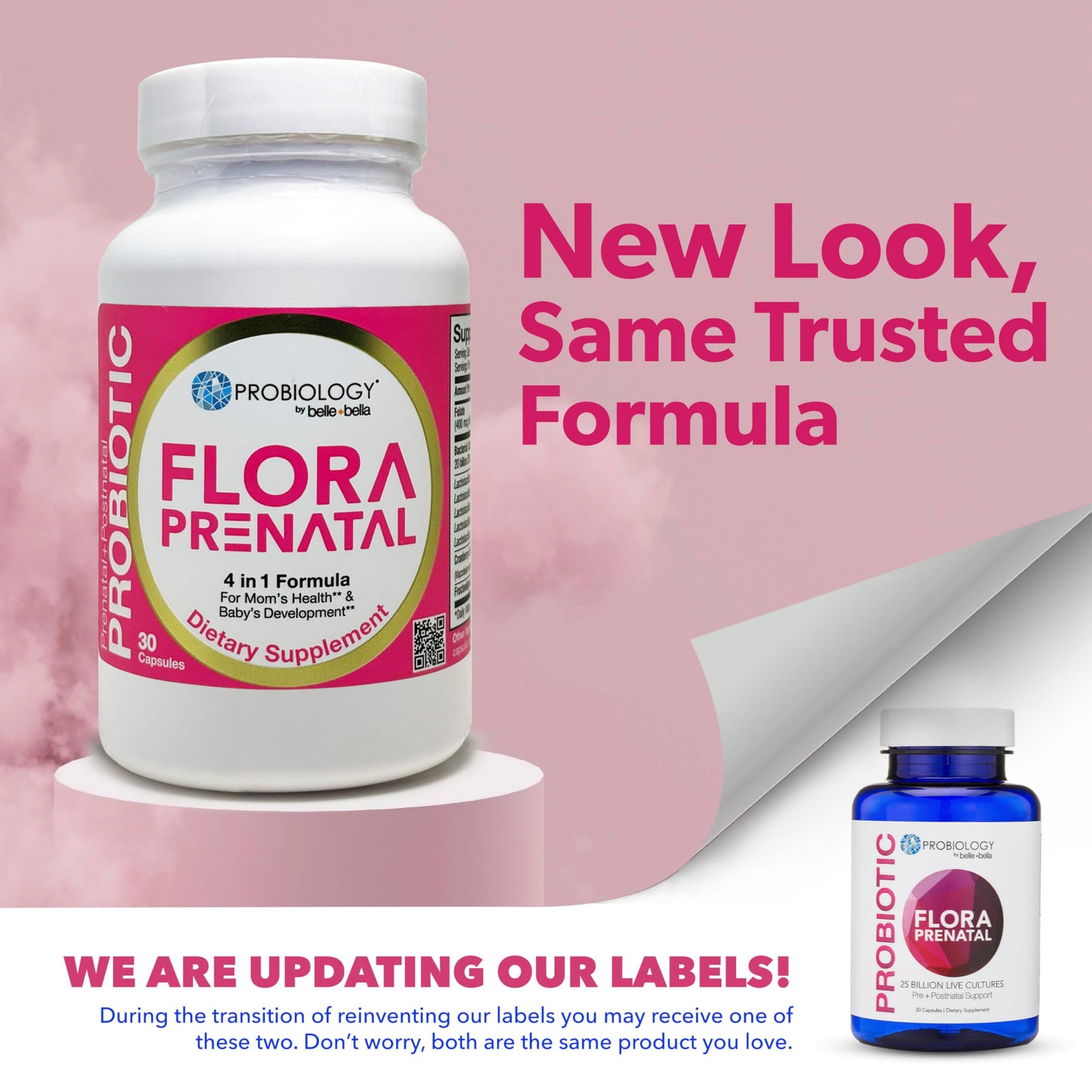 belle+bella Probiology Flora Prenatal 30 Capsules