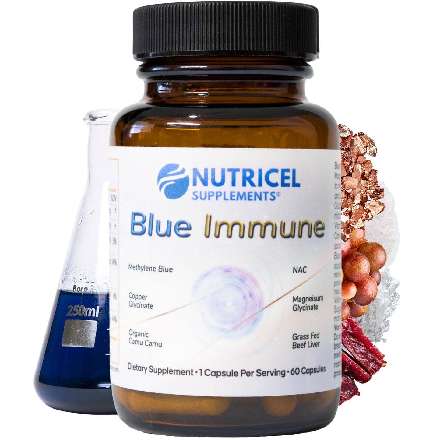 Nutricel Supplements Blue Immune Capsules 60 Count