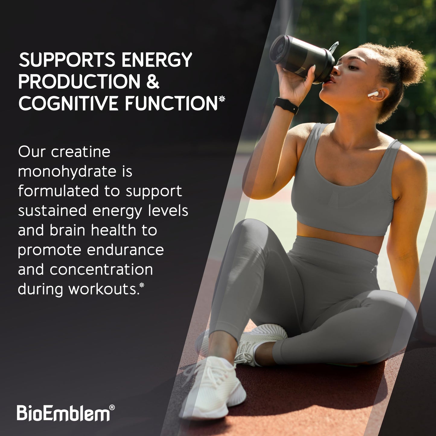 BioEmblem Creatine Monohydrate Powder 10.6
