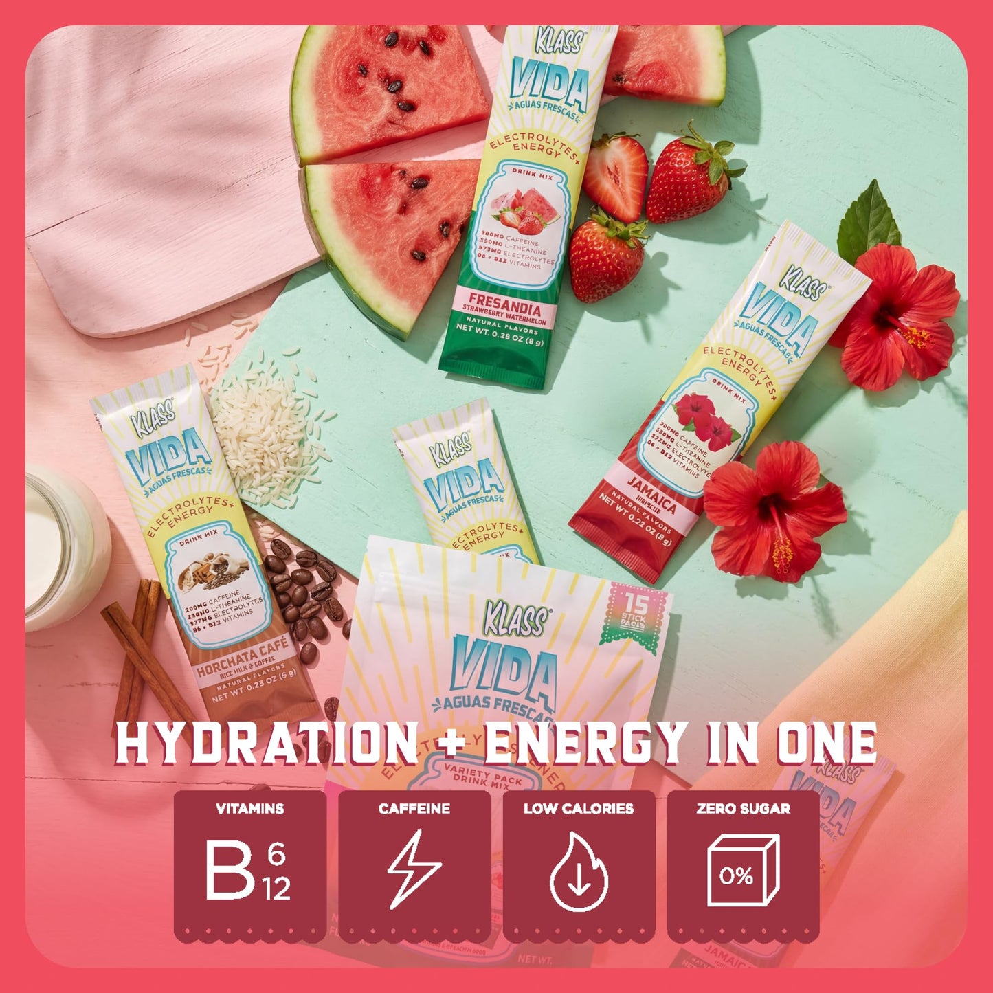 KLASS VIDA Energy + Hydration Powder 4.23 oz