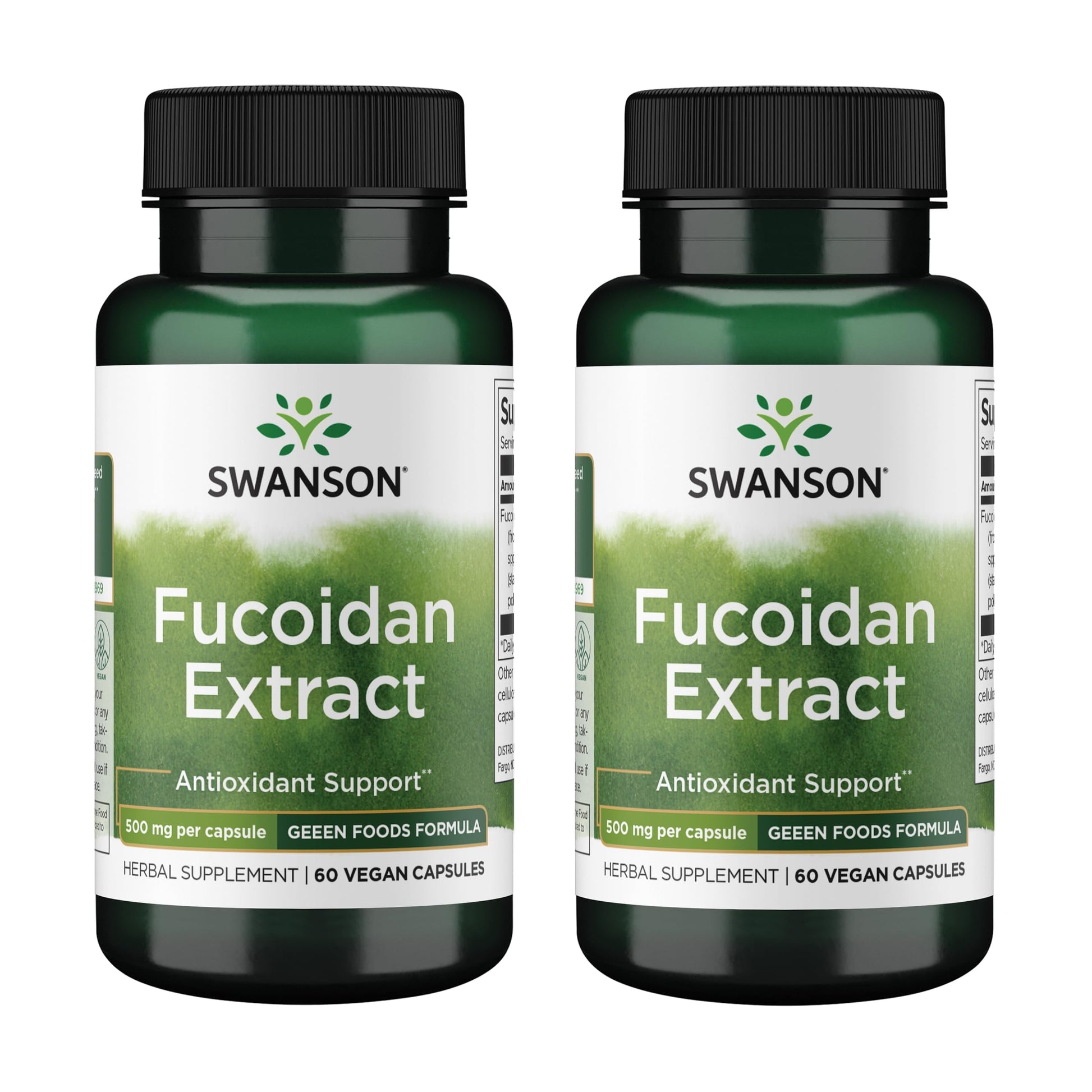 Swanson Maximum Strength Fucoidan Extract Immune Support Supplement from Brown Seaweed, 120 Vegan Capsules
