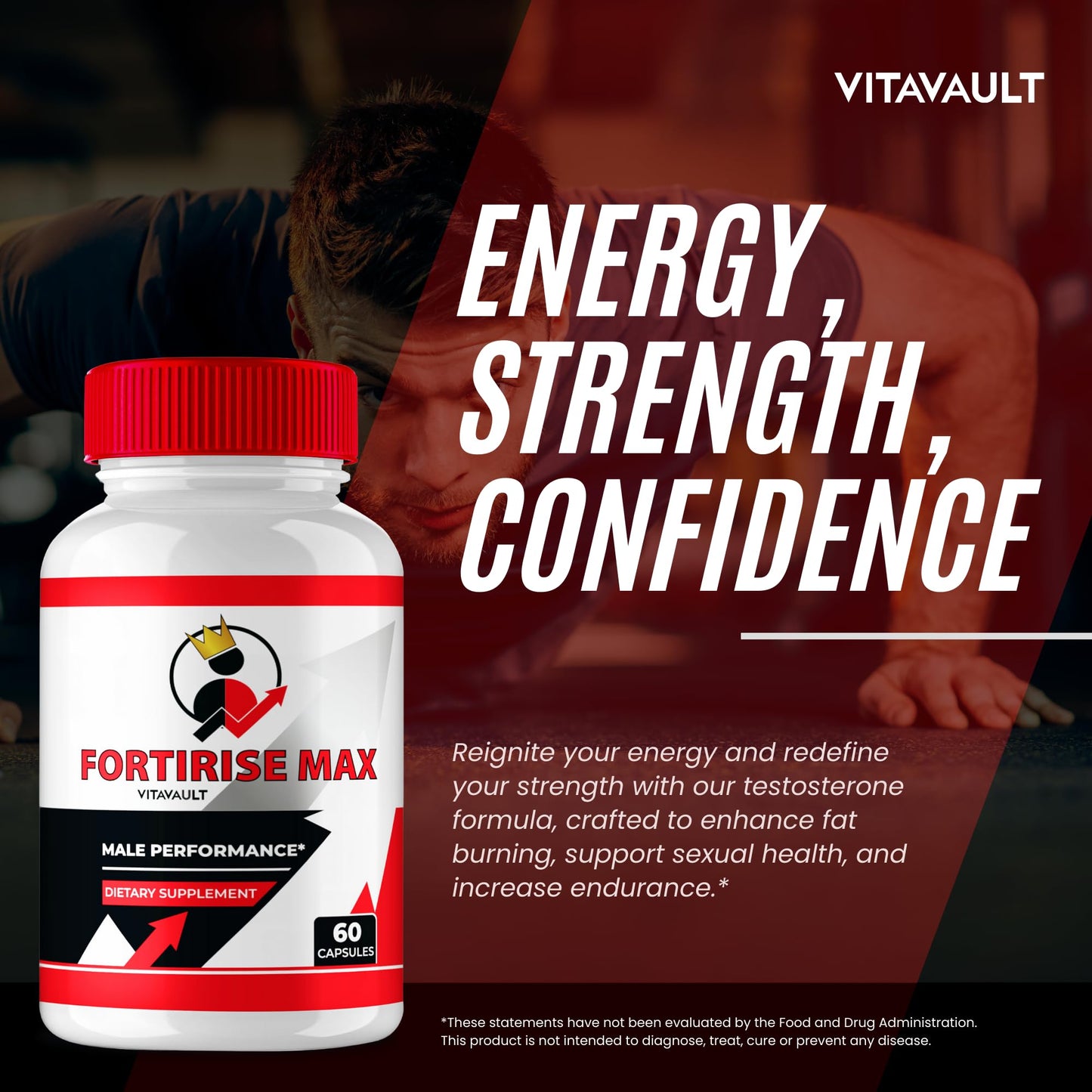 Vitavault Fortirise Max Capsules 180 Count