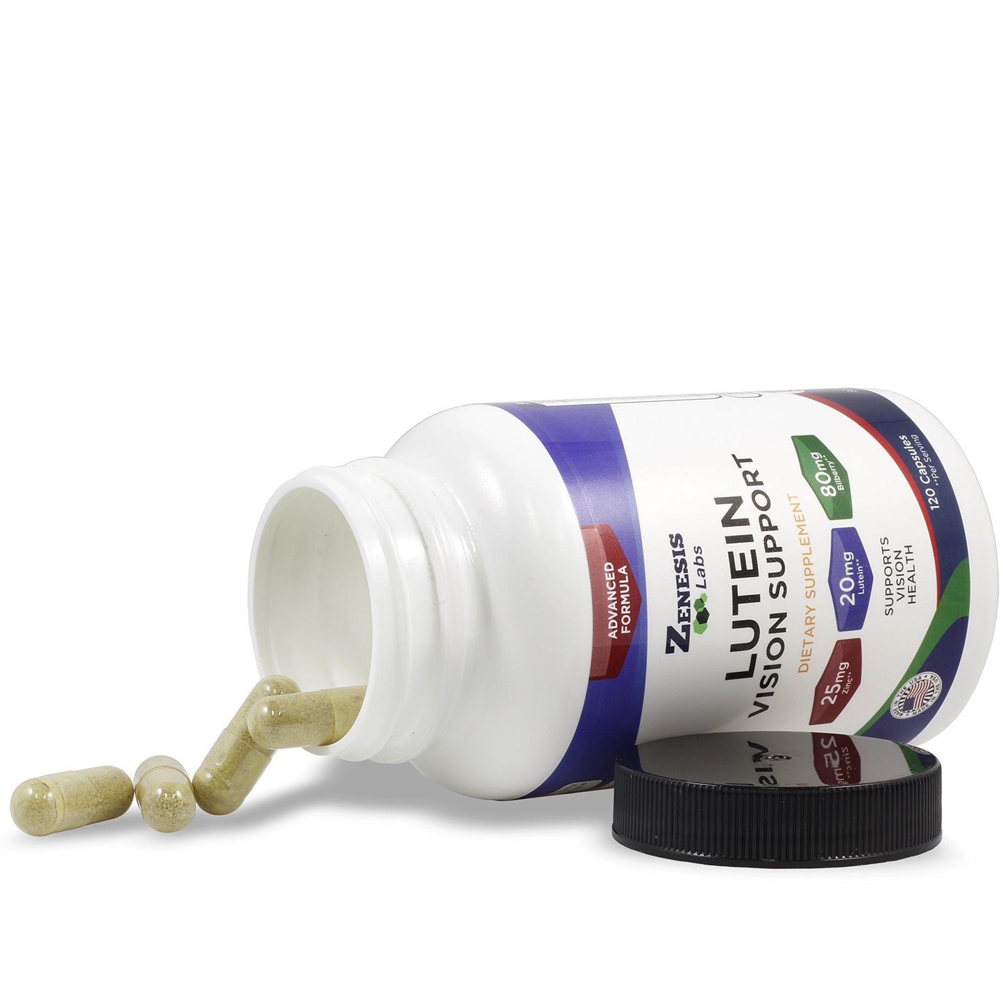 Zenesis Labs Lutein Vision Support 360 Capsules