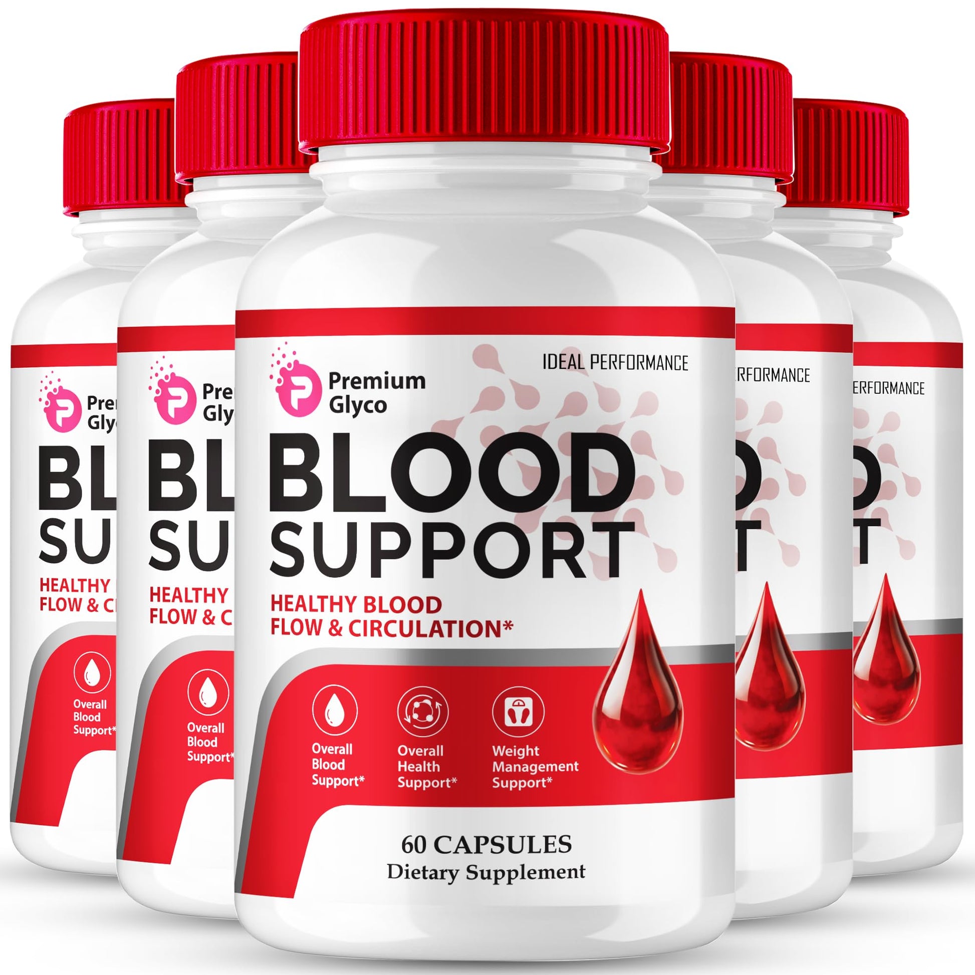 Ideal Performance Premium Glyco Advanced Blood Formula, 300 Capsules