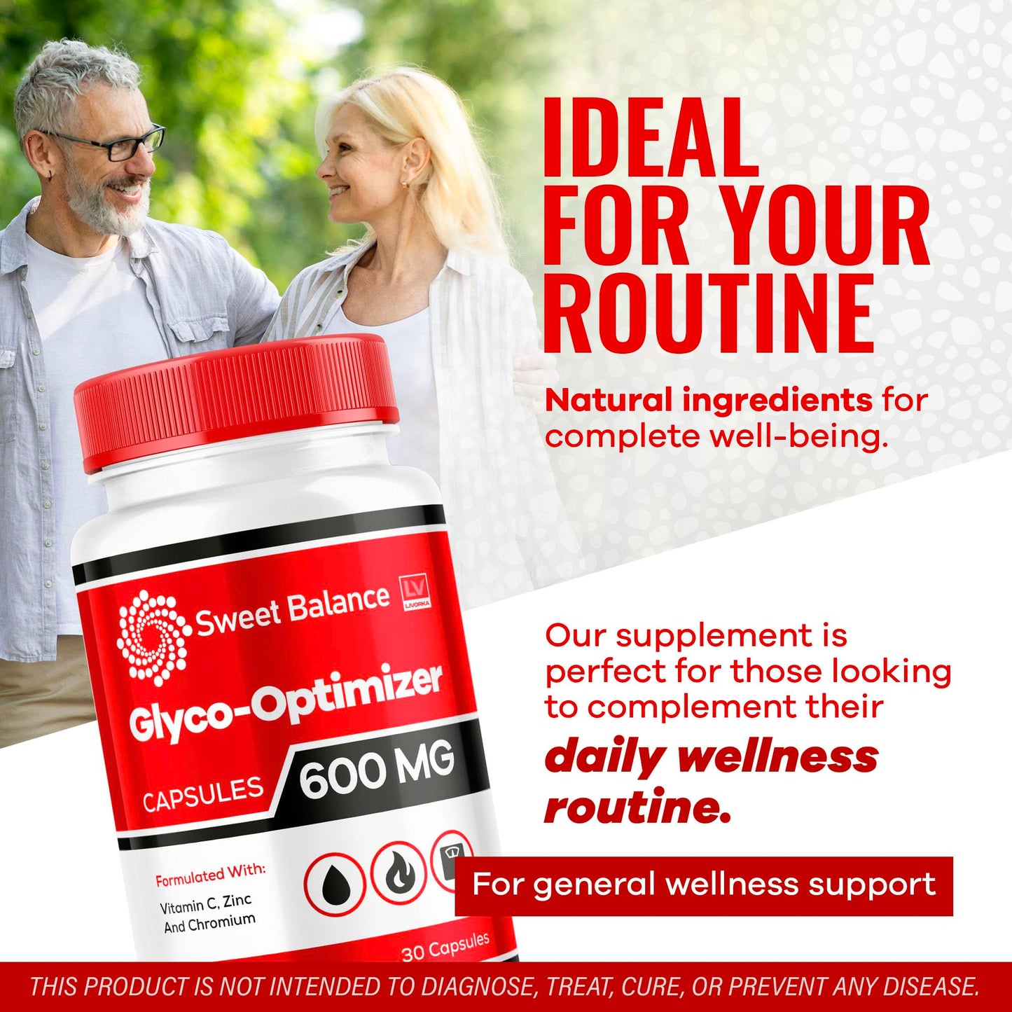 LIVORKA Sweet Balance Glyco Optimizer, Capsules, 150 Capsules