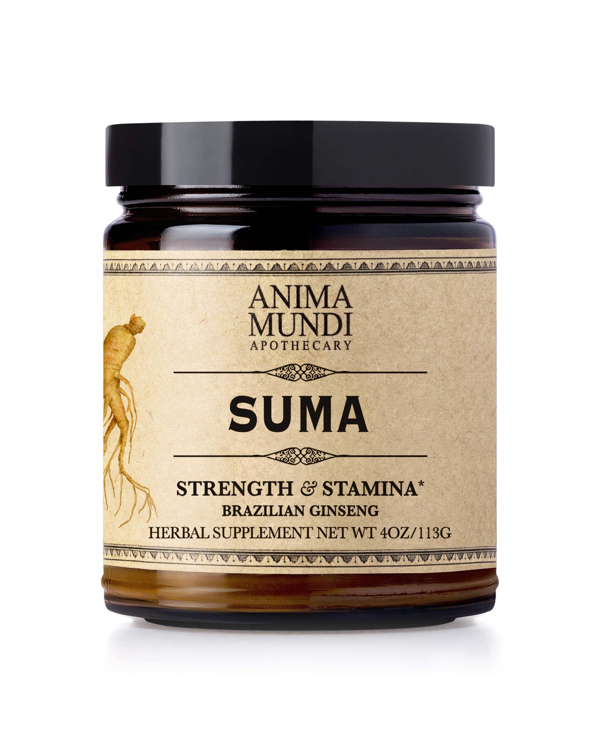 Anima Mundi Apothecary Suma Brazilian Ginseng Root Powder, 4 oz