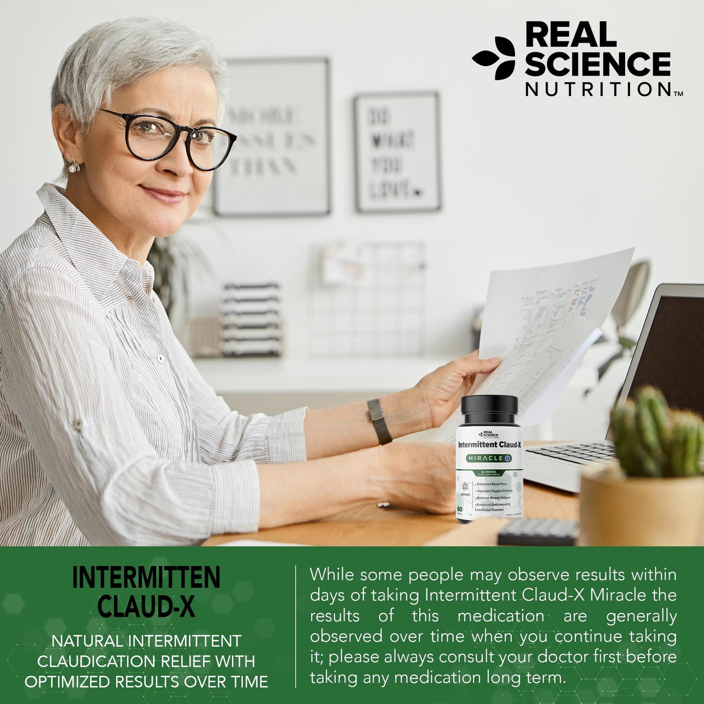 Real Science Nutrition Intermittent Claud-X Miracle Capsule, 1 Count