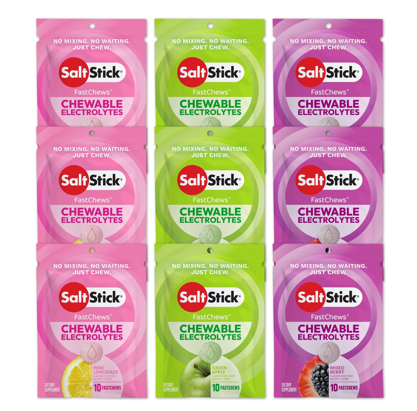 SaltStick Electrolyte FastChews Chewable 90 Count
