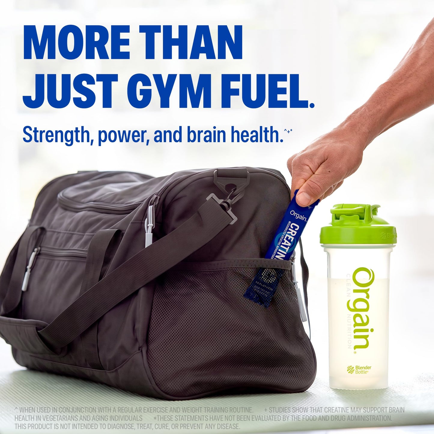 Orgain Creatine Monohydrate Micronized Powder, 5g, Unflavored, 30 Sticks