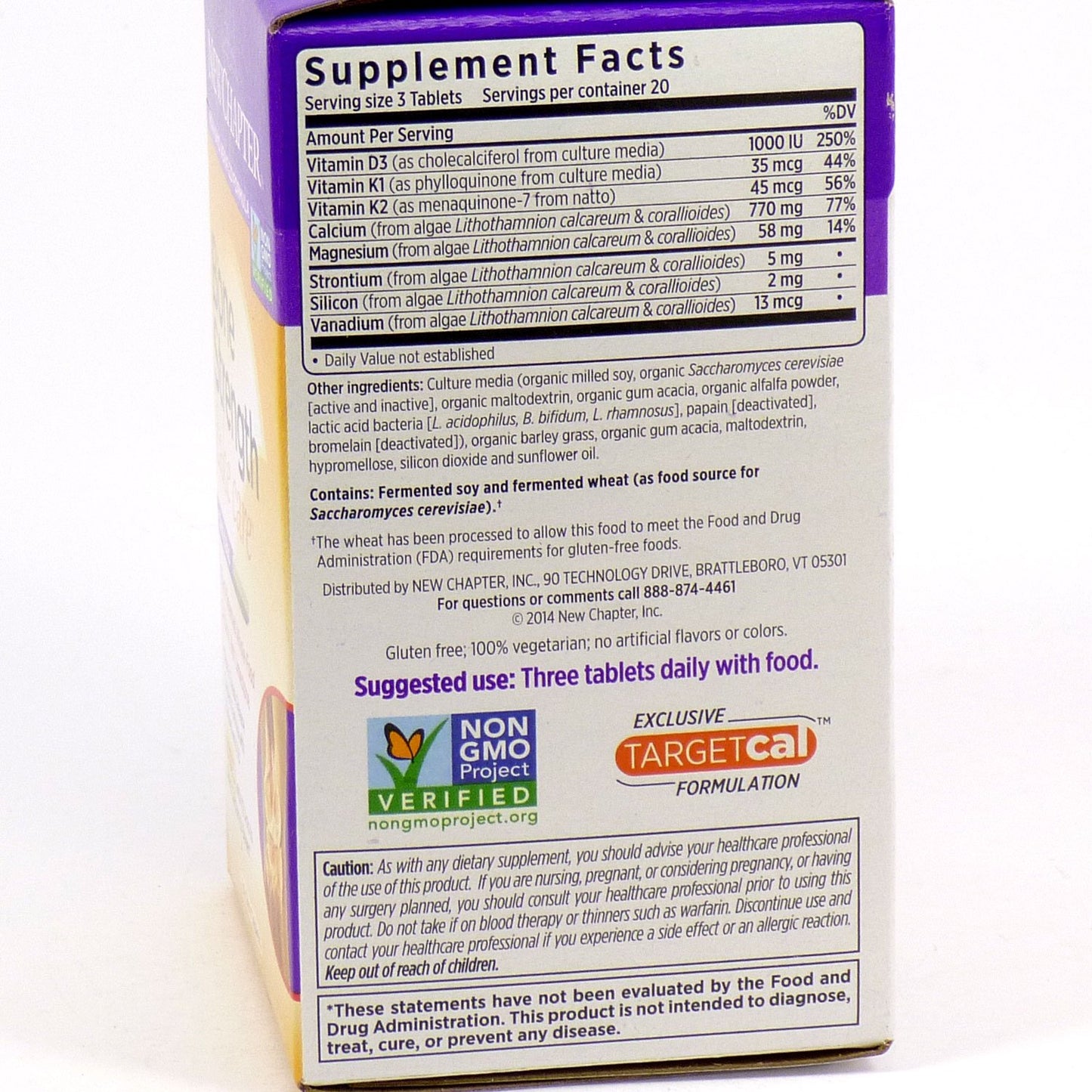New Chapter Bone Strength Take Care Tablets, 120 Tablets