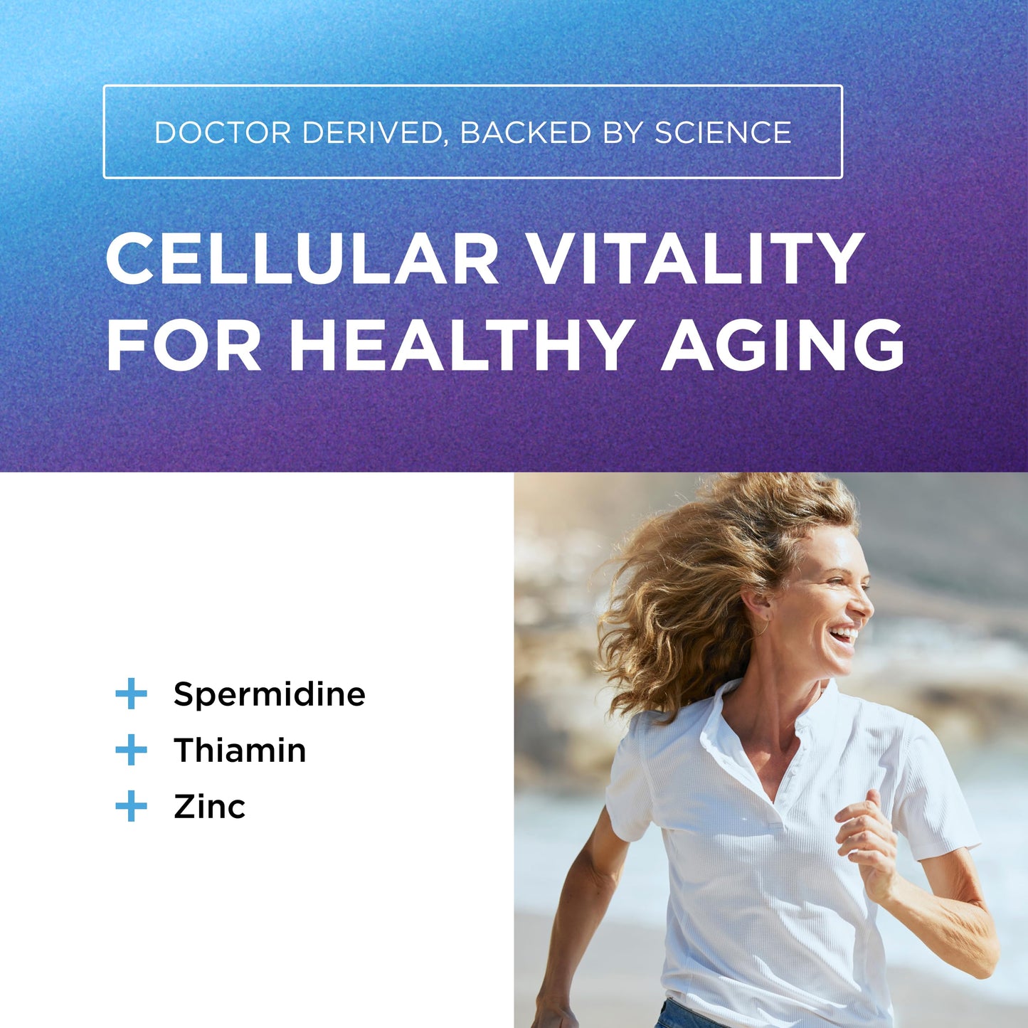 Dr. Emil Nutrition Aging & Longevity, Pure Spermidine 5mg, Thiamin 20mg, 60 Capsules