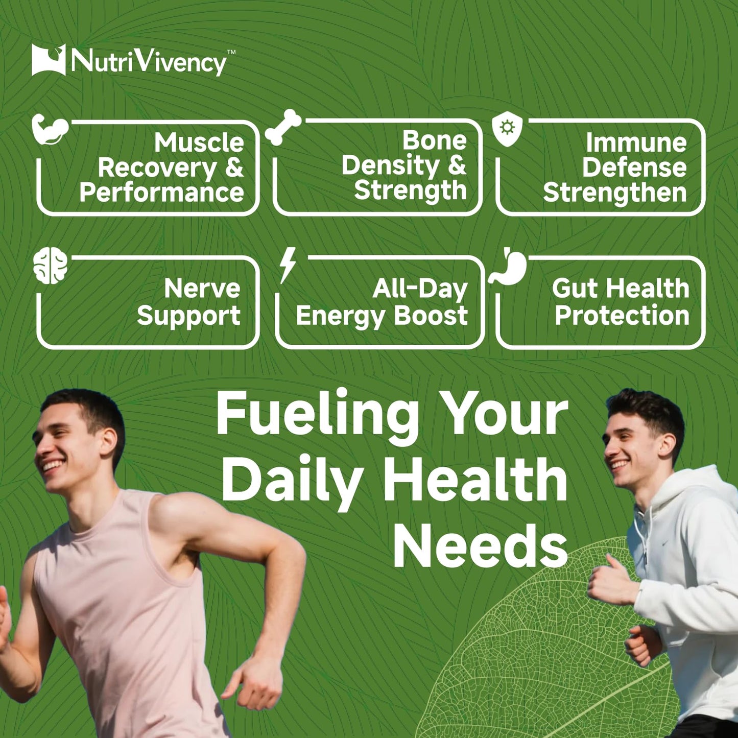 NutriVivency Magnesium Carbonate 500mg Capsules, 90 Capsules