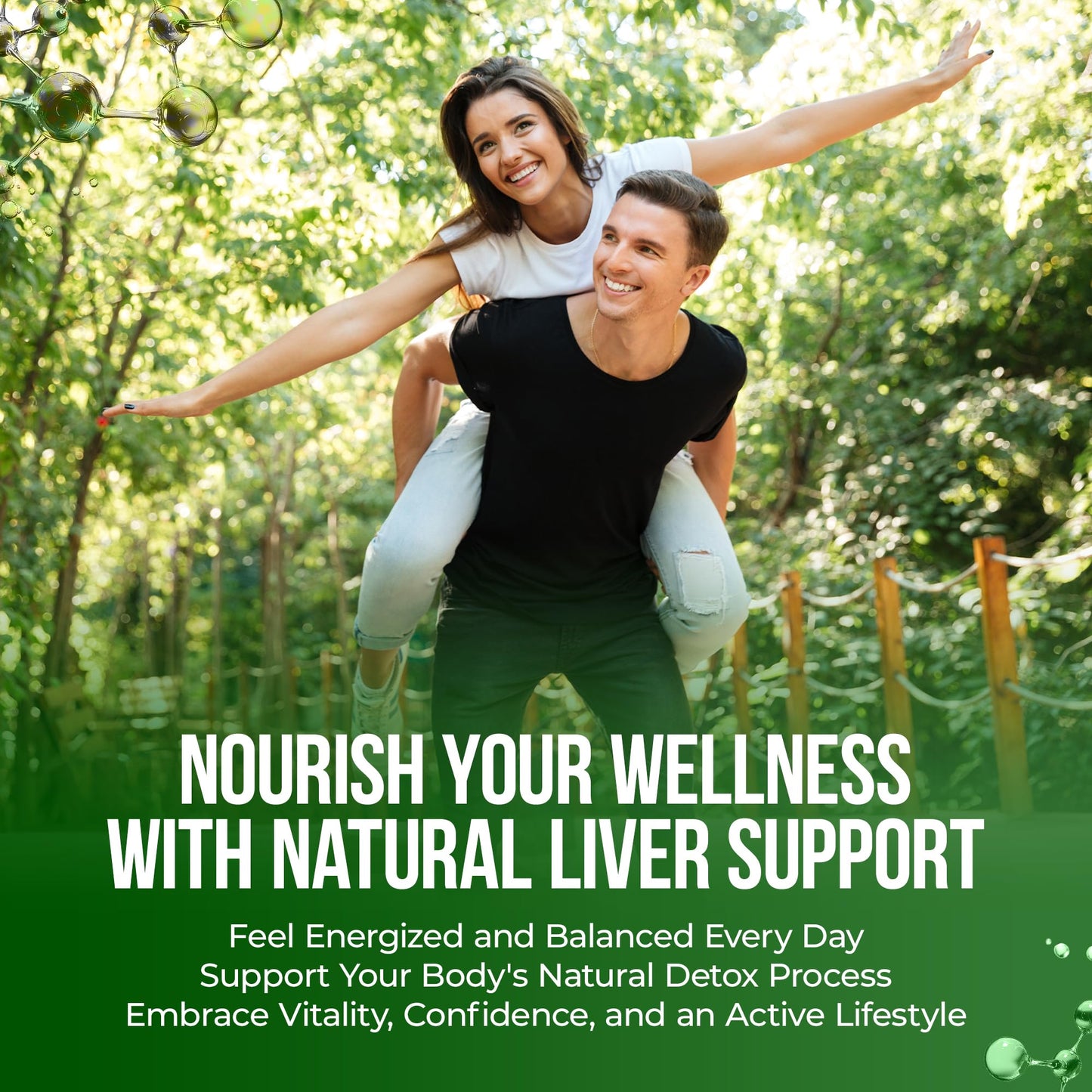 Nature's Nectar Liver Cleanse Detox & Repair – Active Liver Support Supplement with Milk Thistle, 60 Capsules
